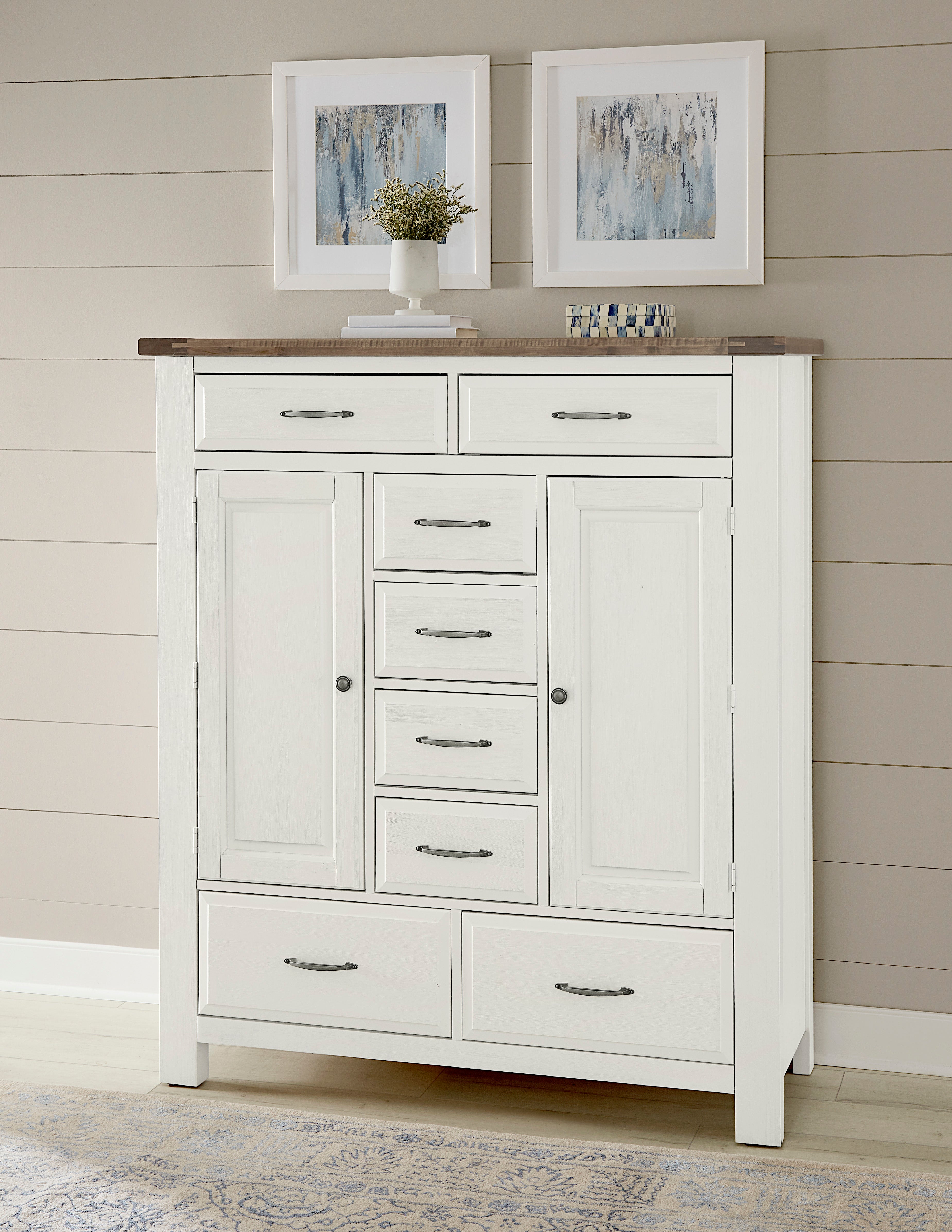 Artisan & Post Maple Road-Two Tone Sweater Chest - 8 Drawer in Two Tone