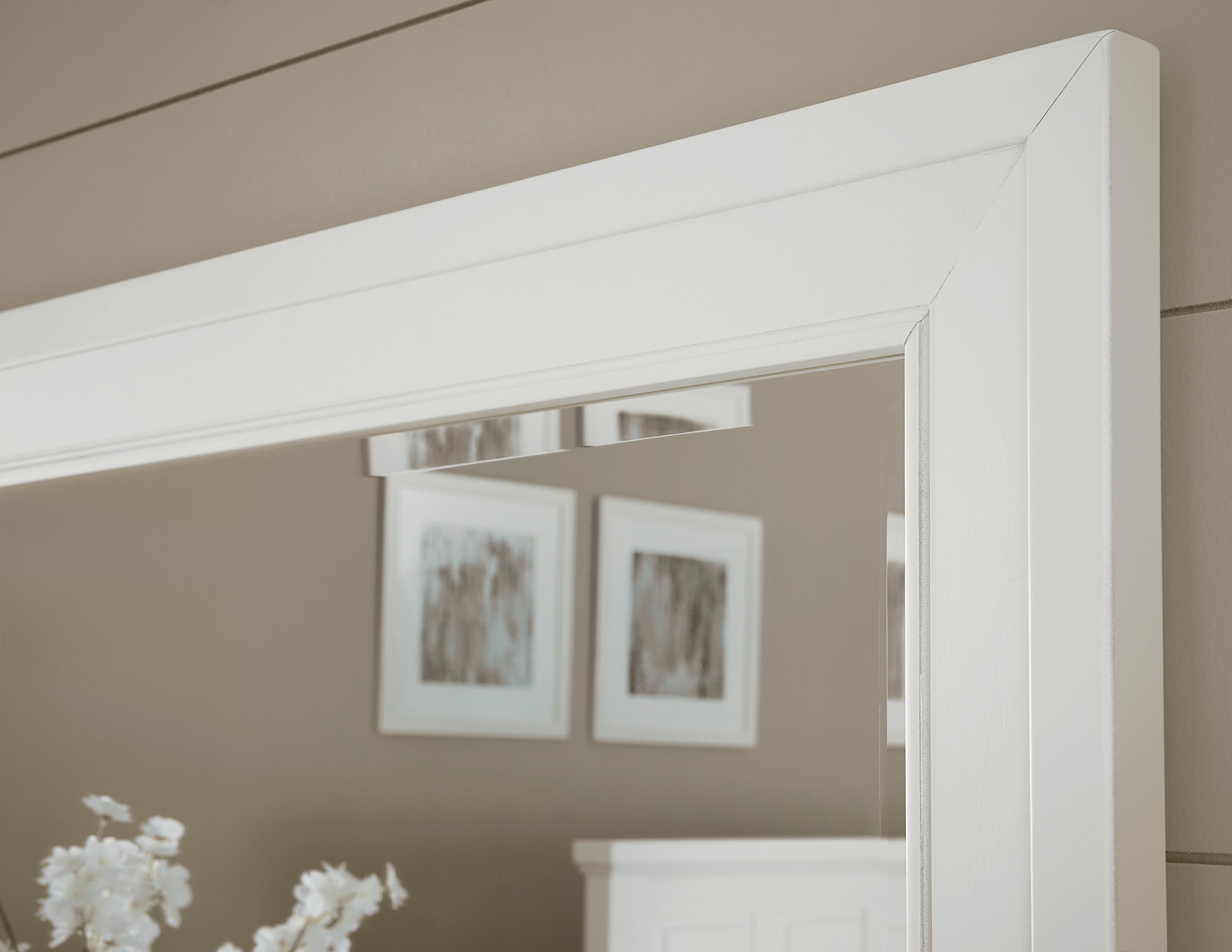 Artisan & Post Maple Road-Two Tone Scalloped Mirror in Two Tone