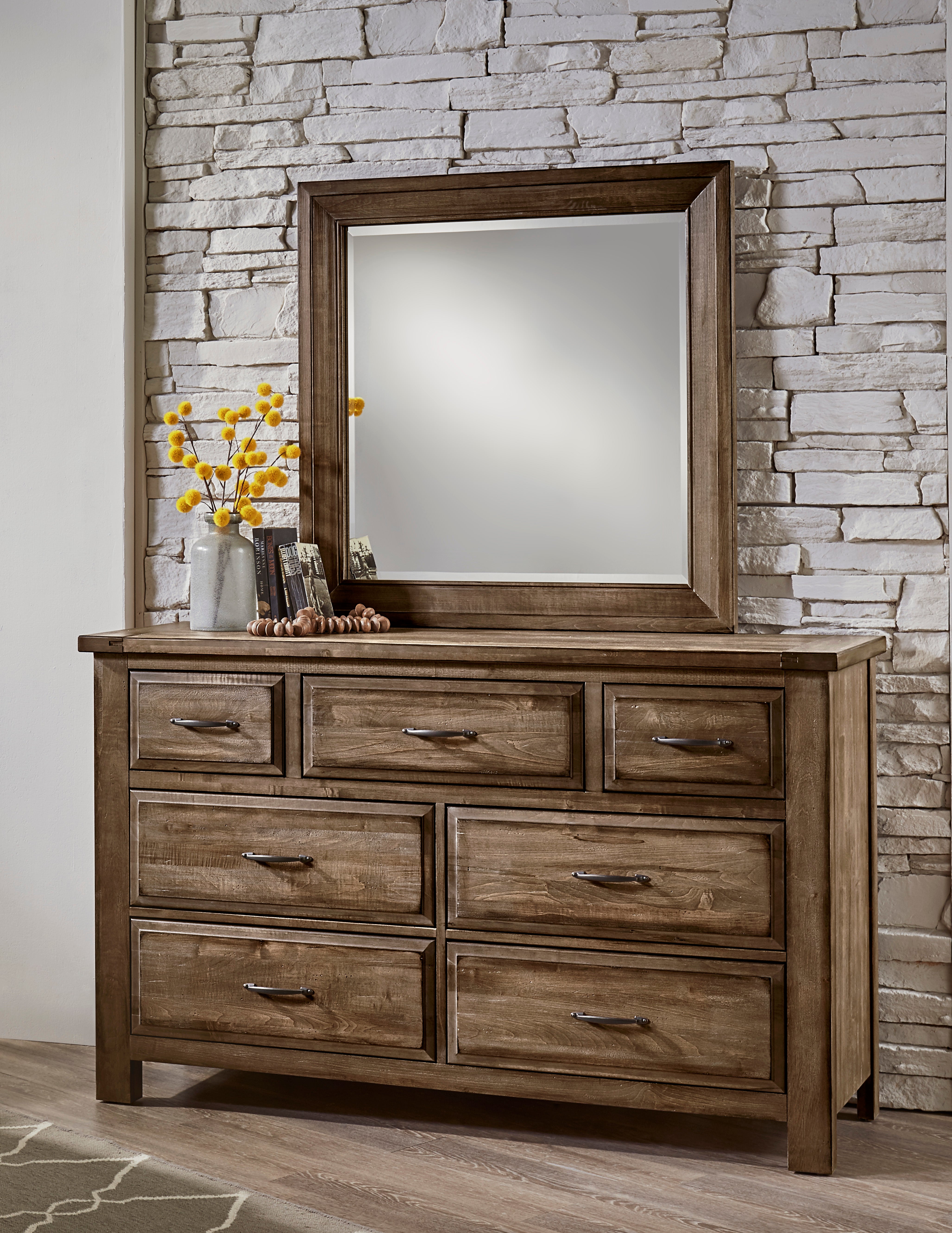 Artisan & Post Maple Road Triple Dresser - 7 Drawer in Maple Syrup