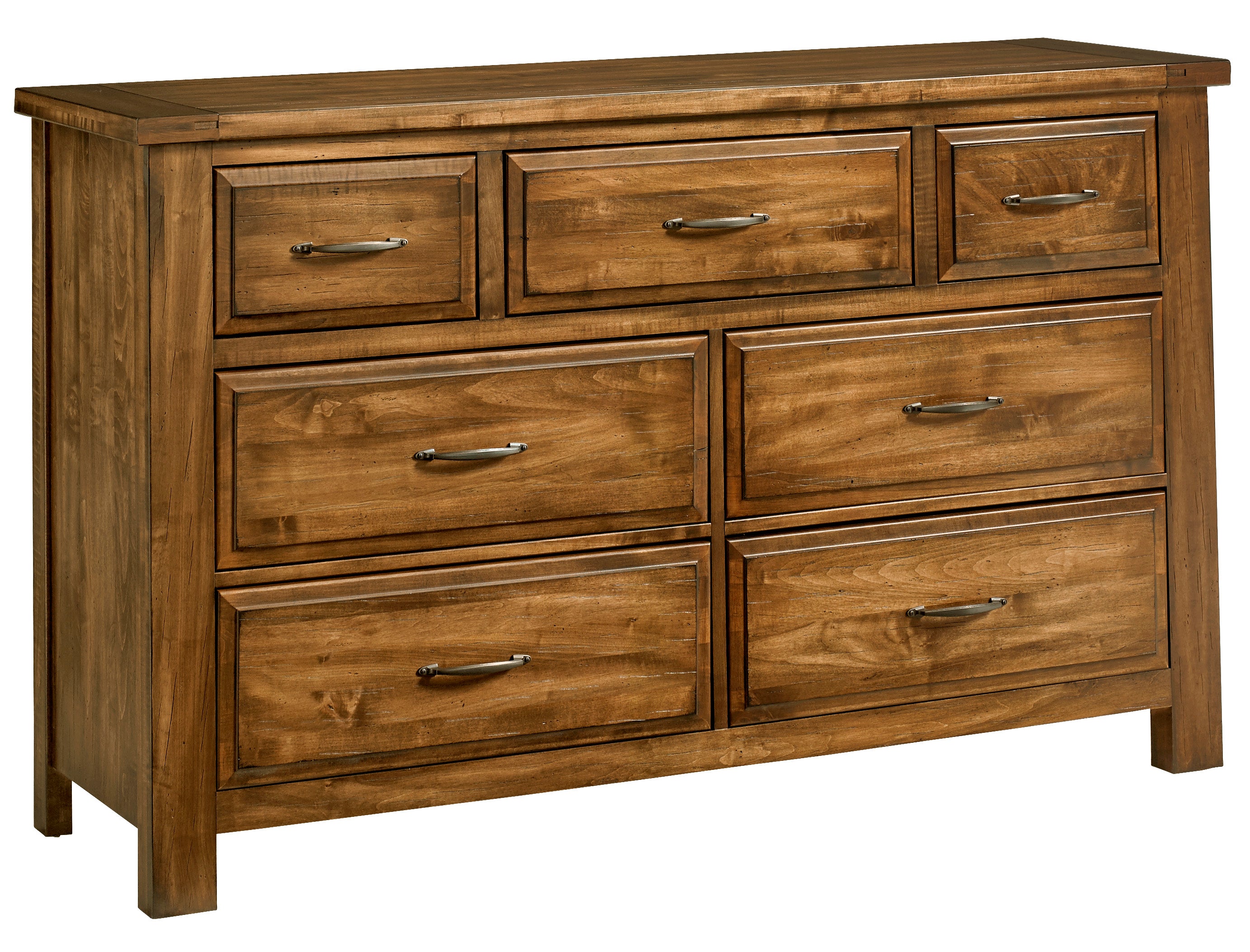 maple-road-triple-dresser-7-drawer-in-antique-amish