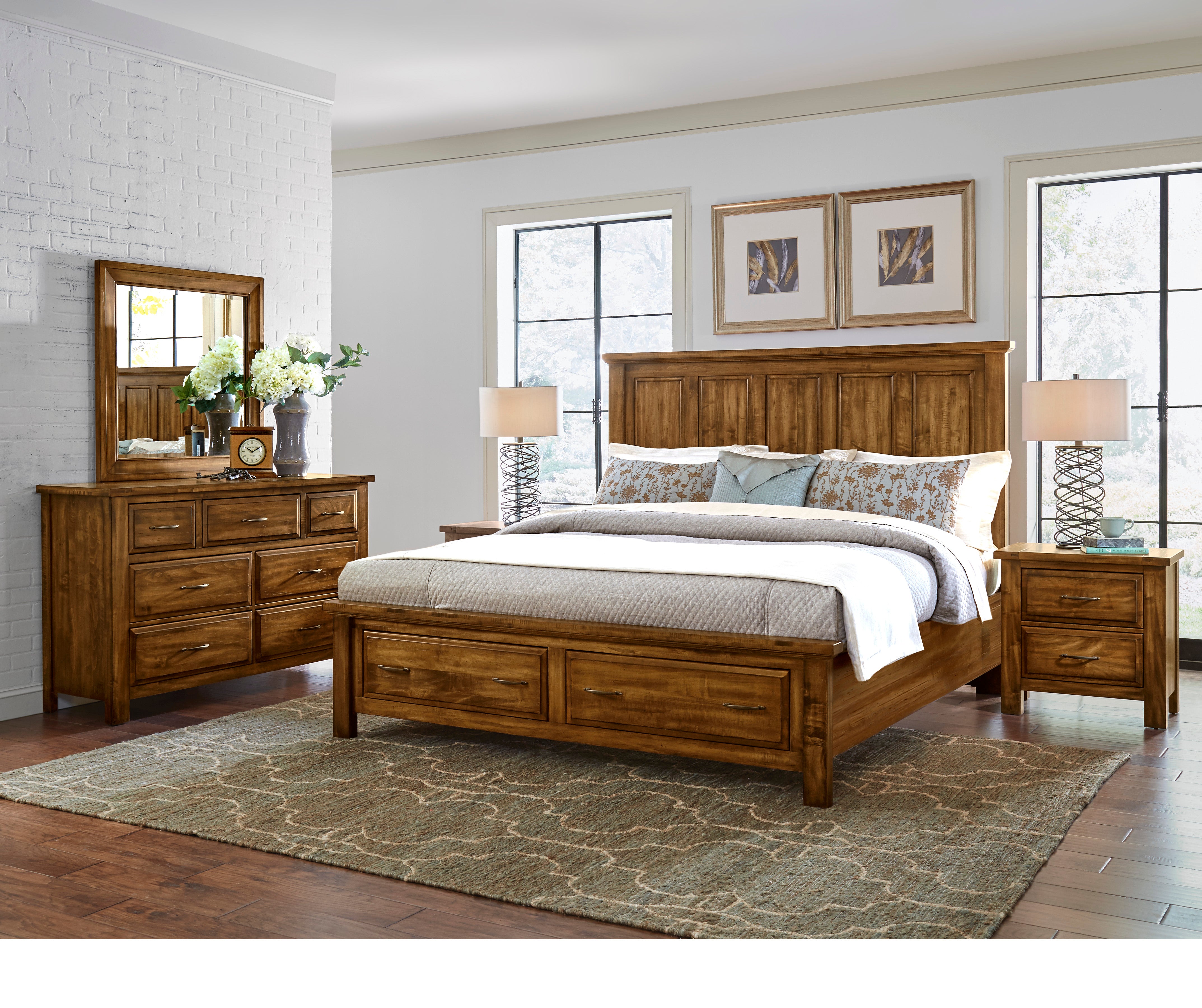Artisan & Post Maple Road Slat Poster Storage Bed