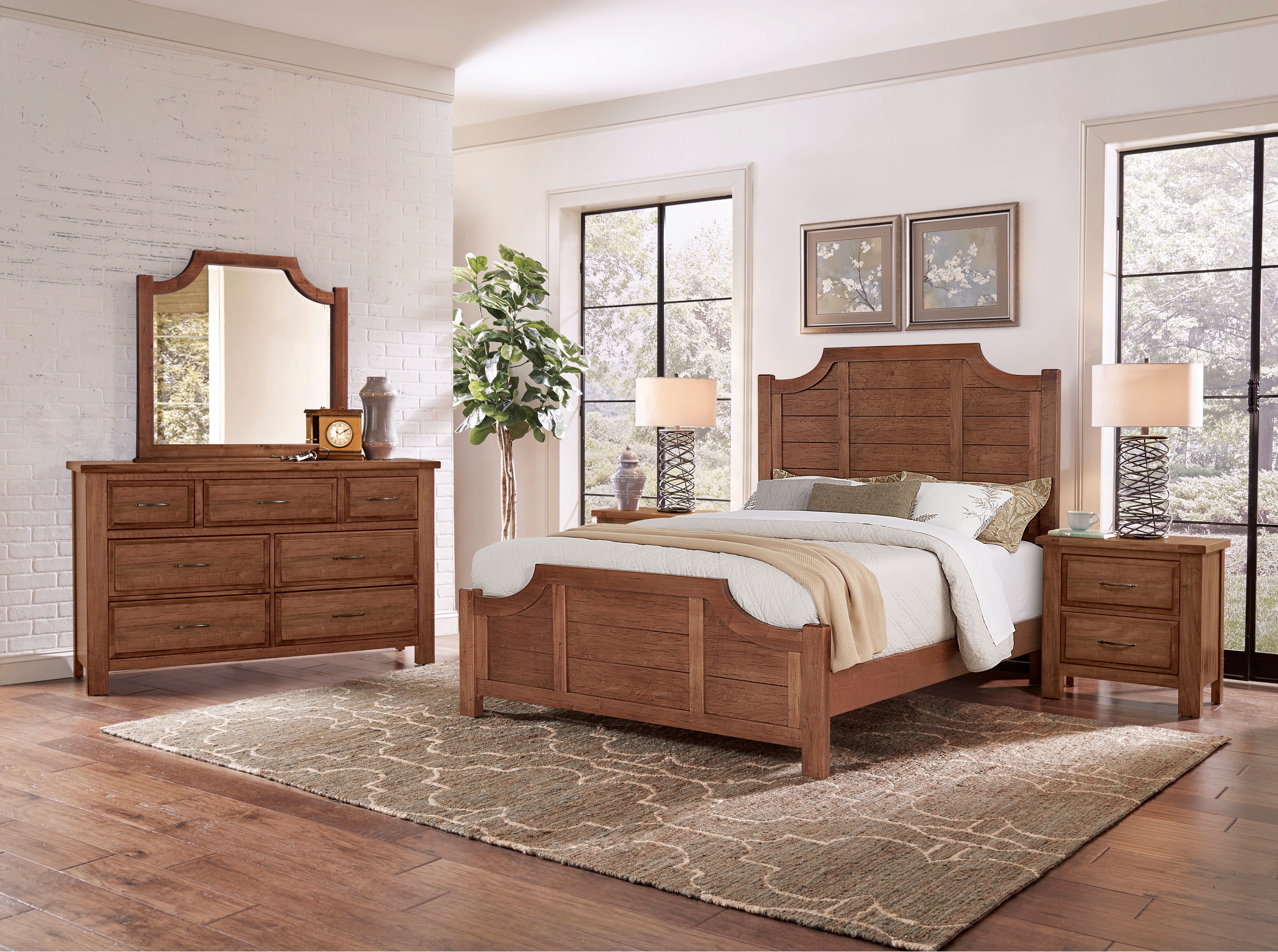 Artisan & Post Maple Road Triple Dresser - 7 Drawer in Antique Amish
