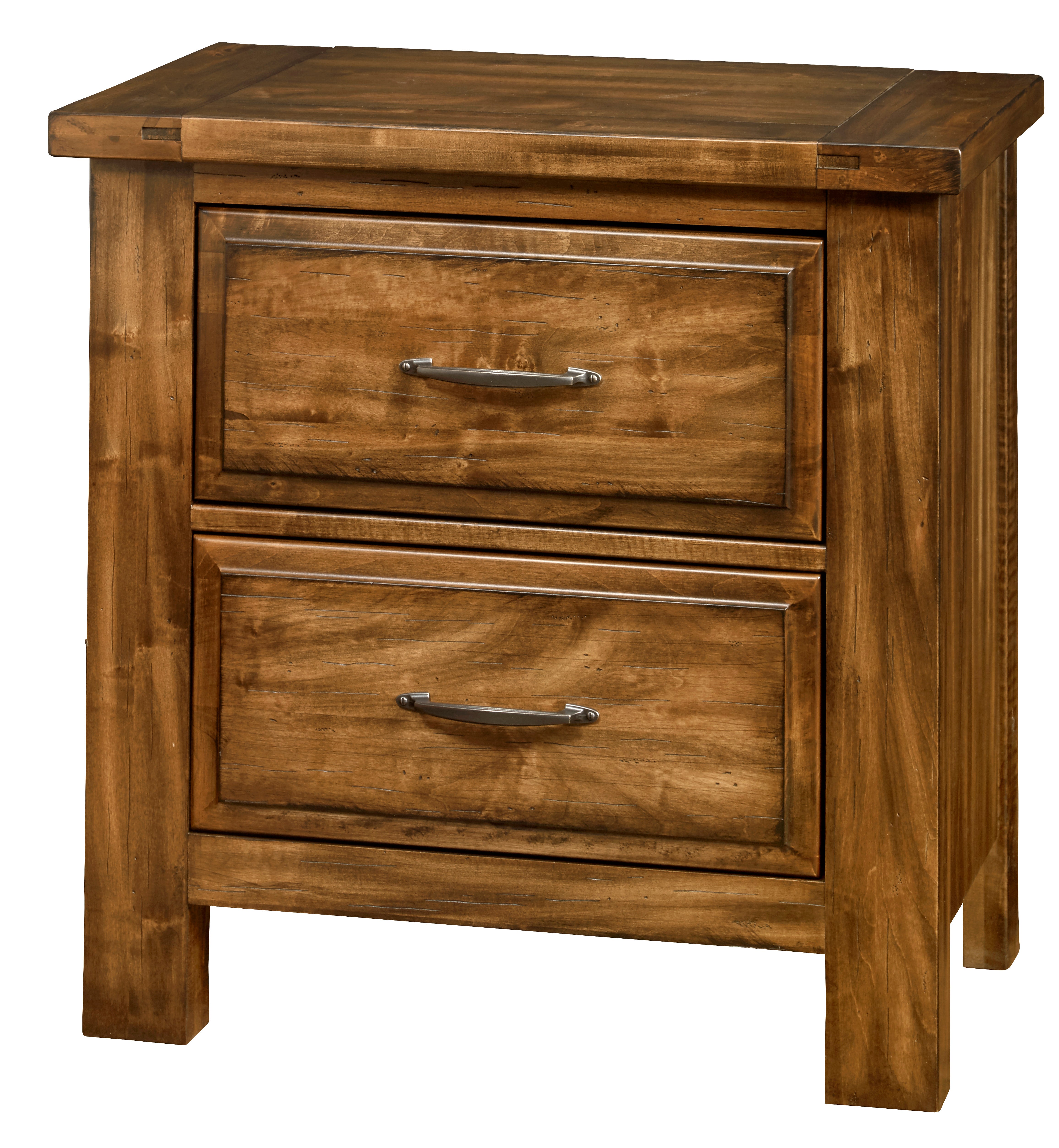 maple-road-nightstand-2-drawer-in-antique-amish