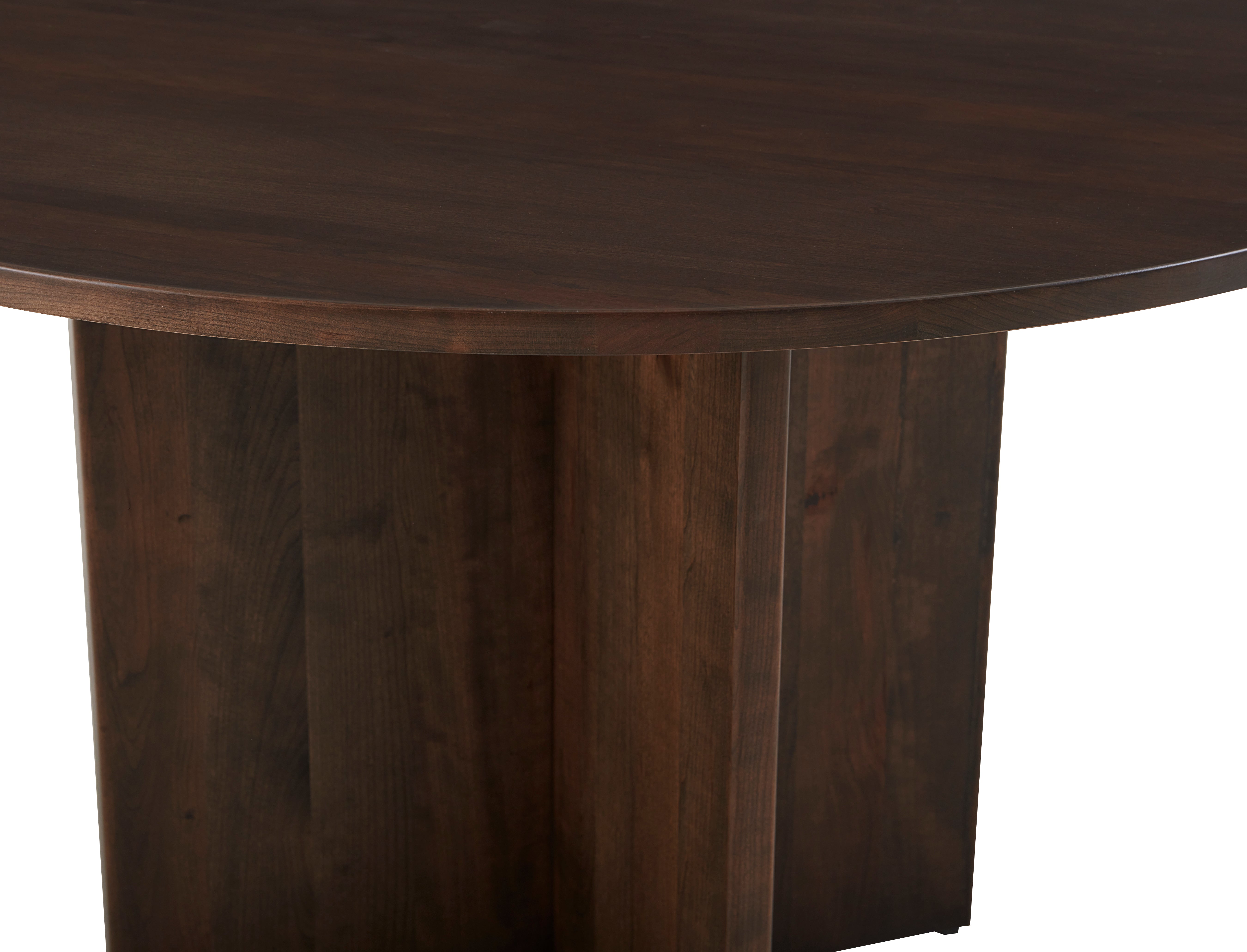 Artisan & Post Crafted Cherry 48 Inch Round Table  W/ Wood Base