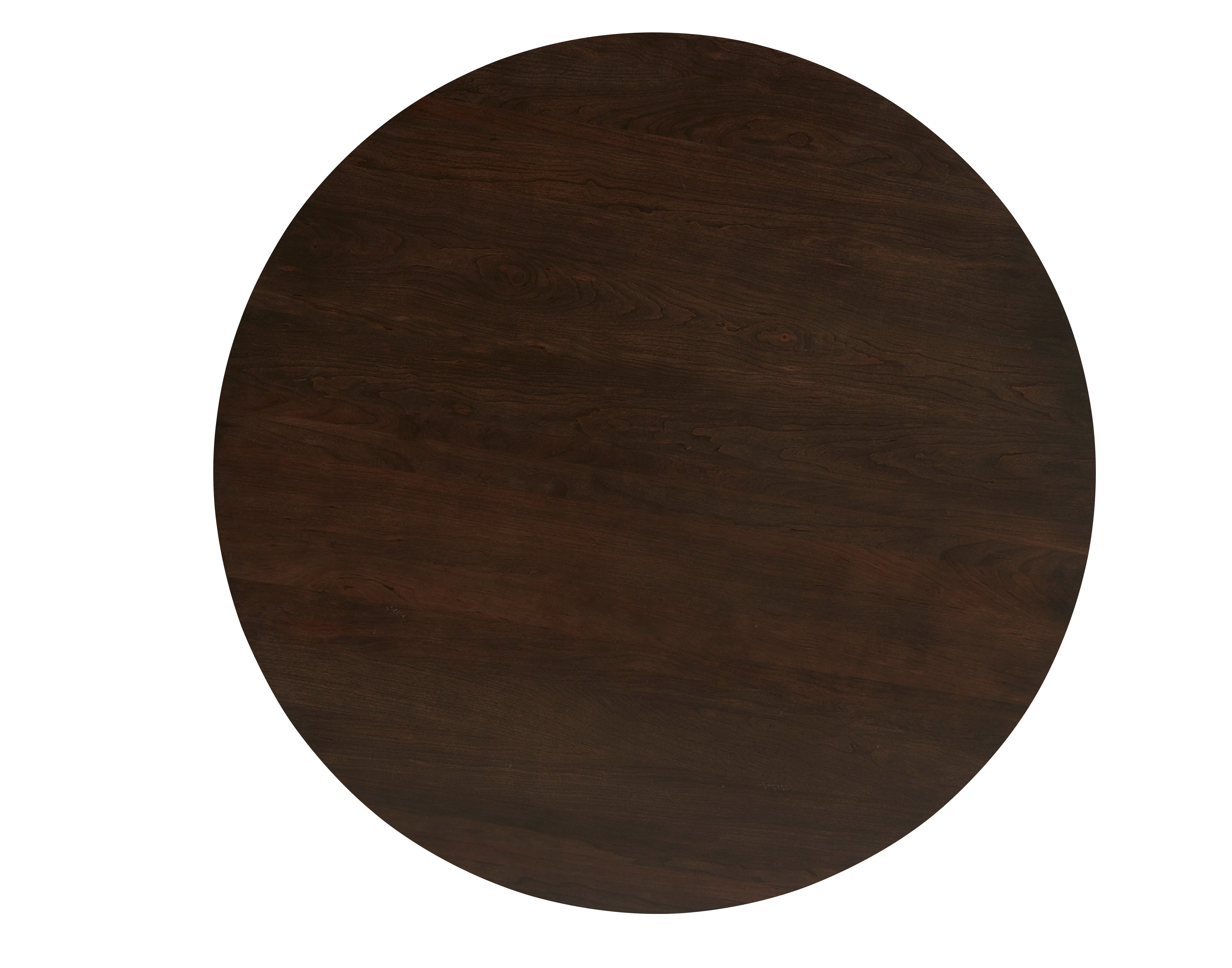 Artisan & Post Crafted Cherry 60 Inch Round Table  W/ Wood Base