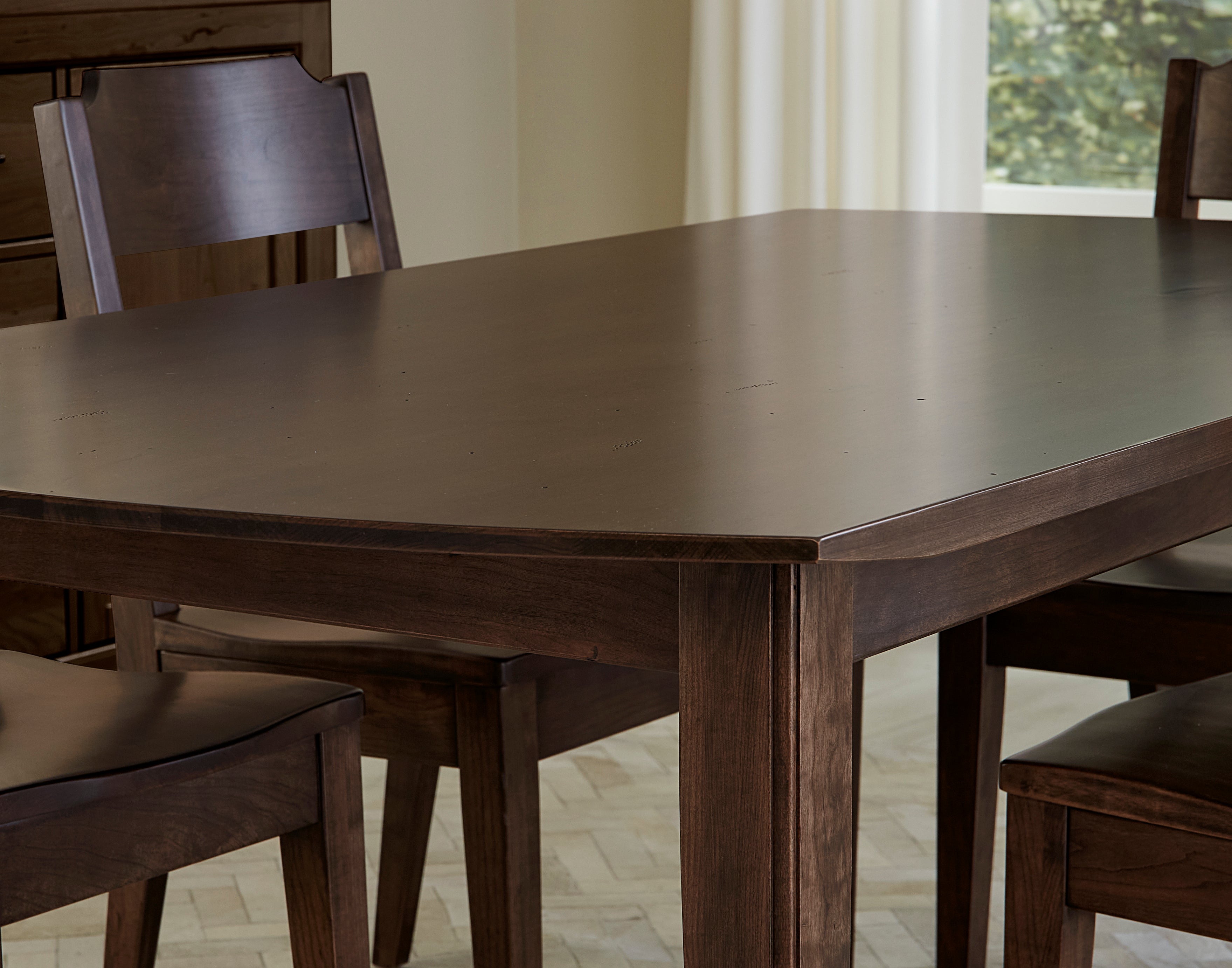 Artisan & Post Crafted Cherry 94" Surfboard  Table W/ 1 1/4" Top