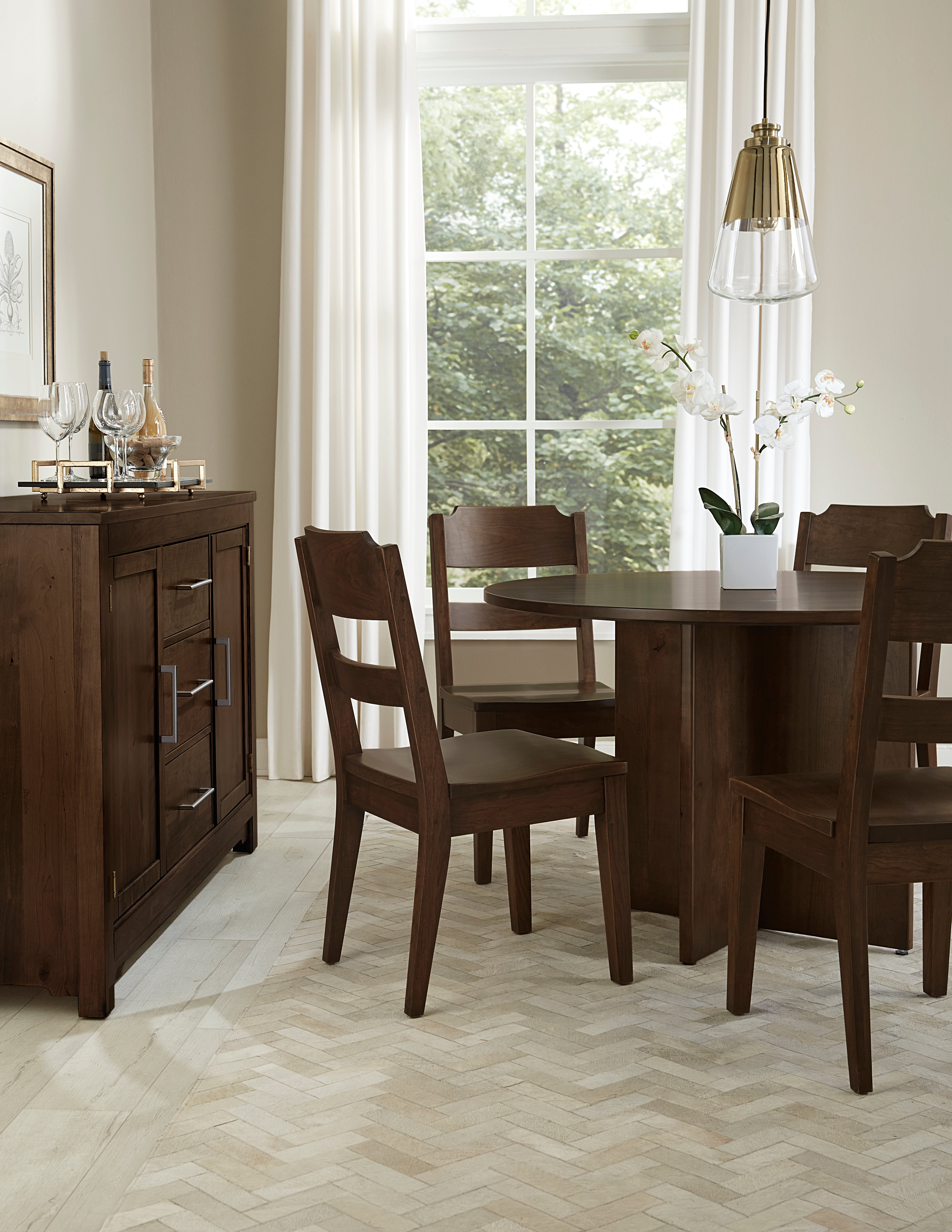 Artisan & Post Crafted Cherry Ladderback Side Chair