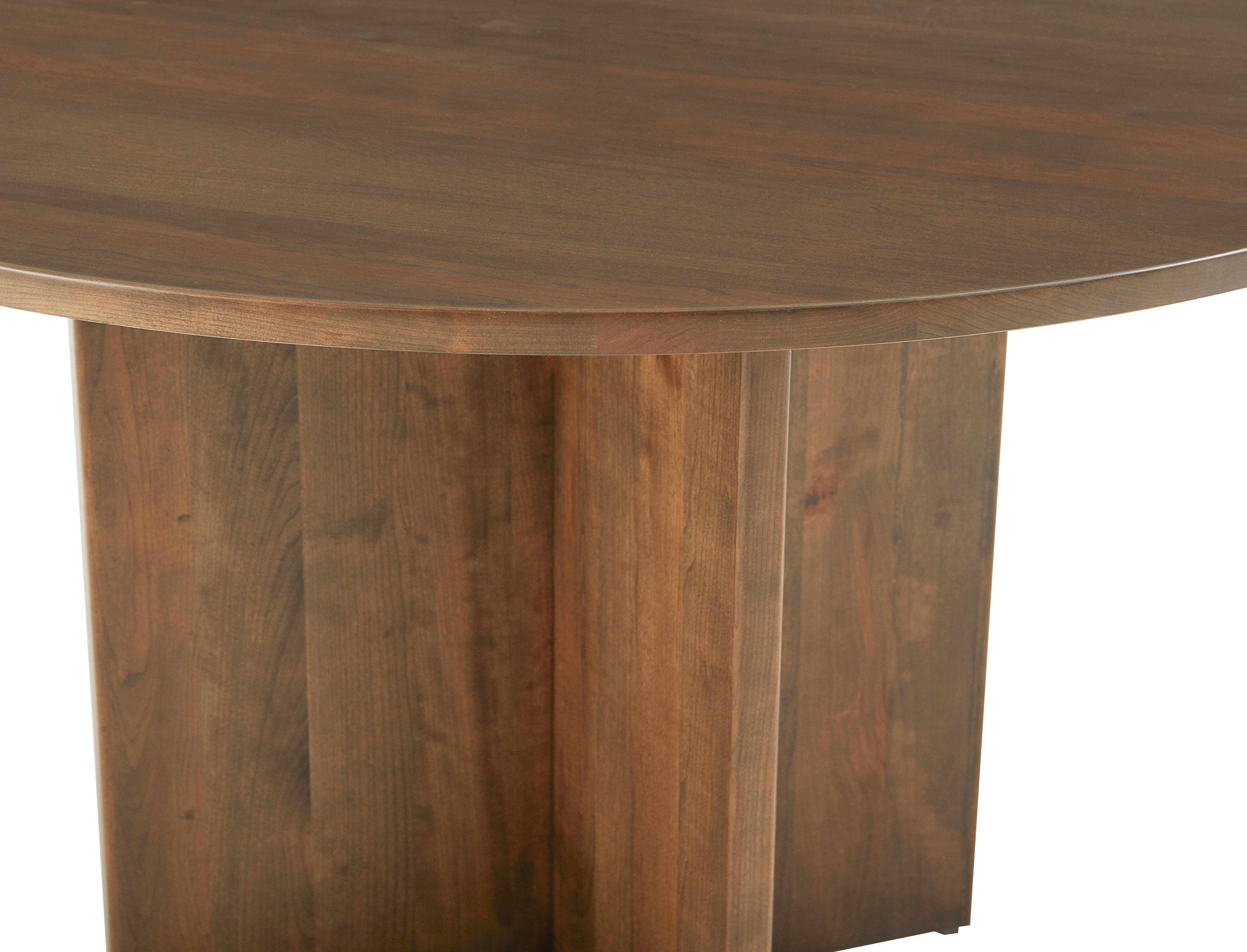Artisan & Post Crafted Cherry 48 Inch Round Table  W/ Wood Base