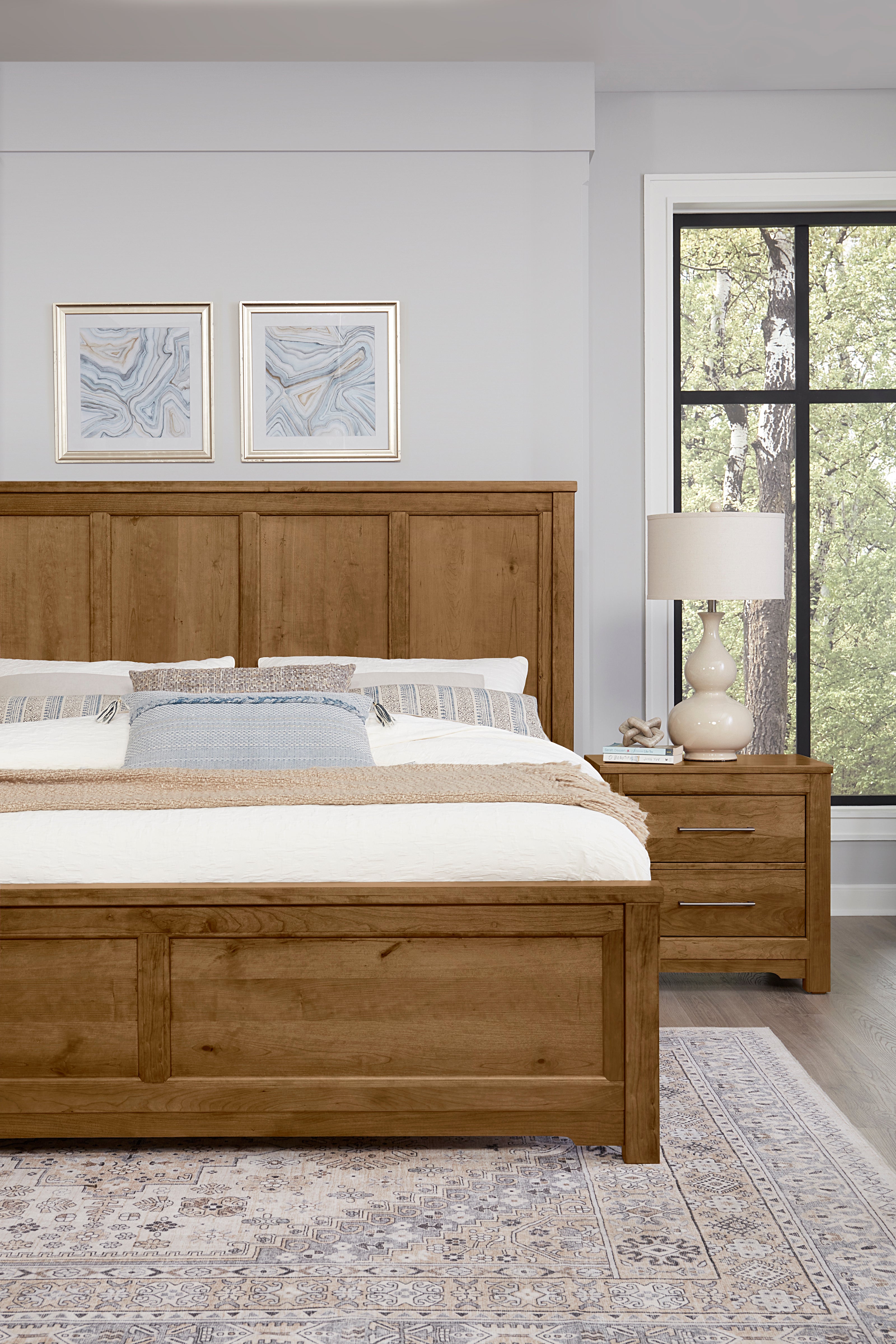 Artisan & Post Crafted Cherry Six Panel Bed