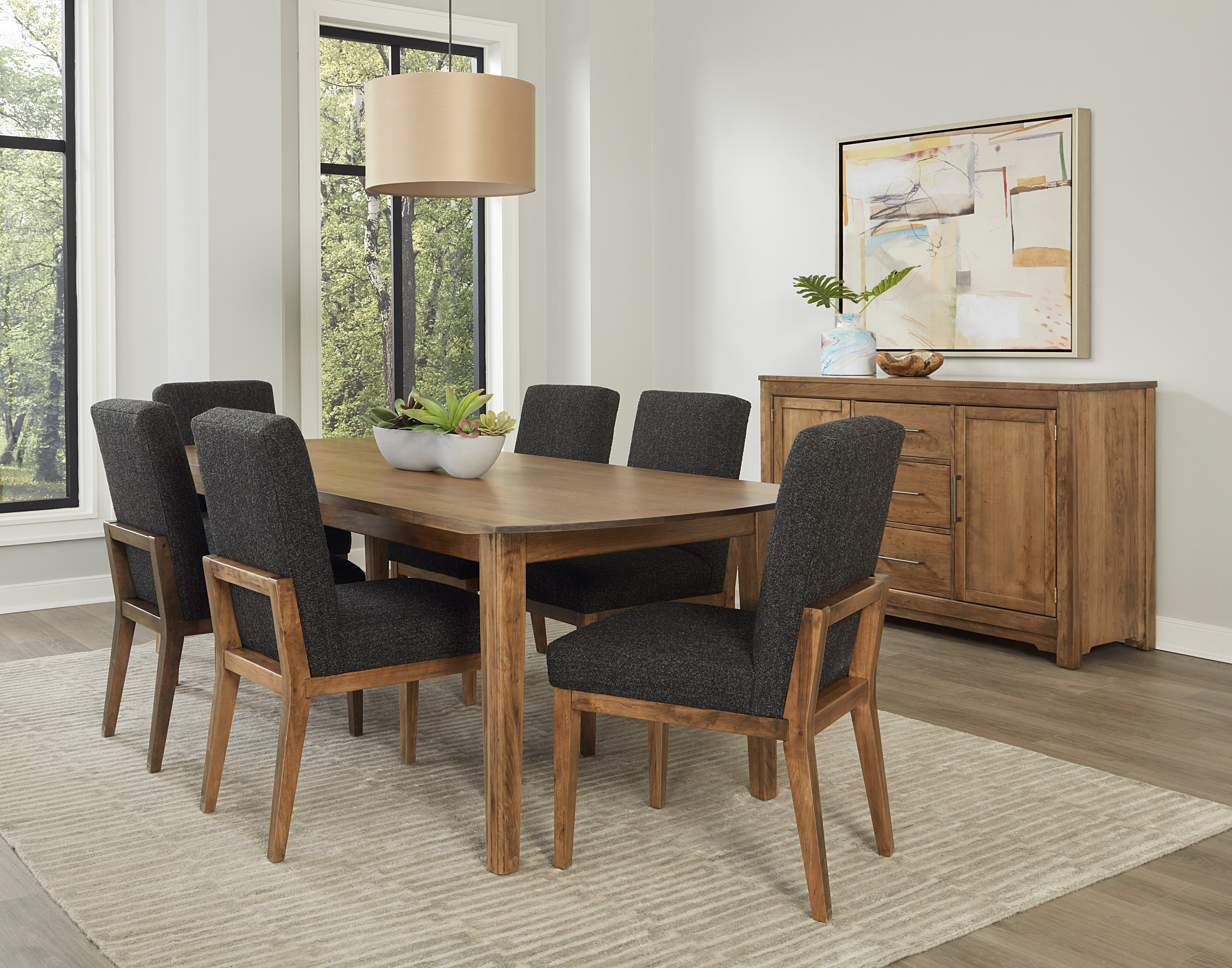 Artisan & Post Crafted Cherry 72" Surfboard  Table W/ 1 1/4" Top