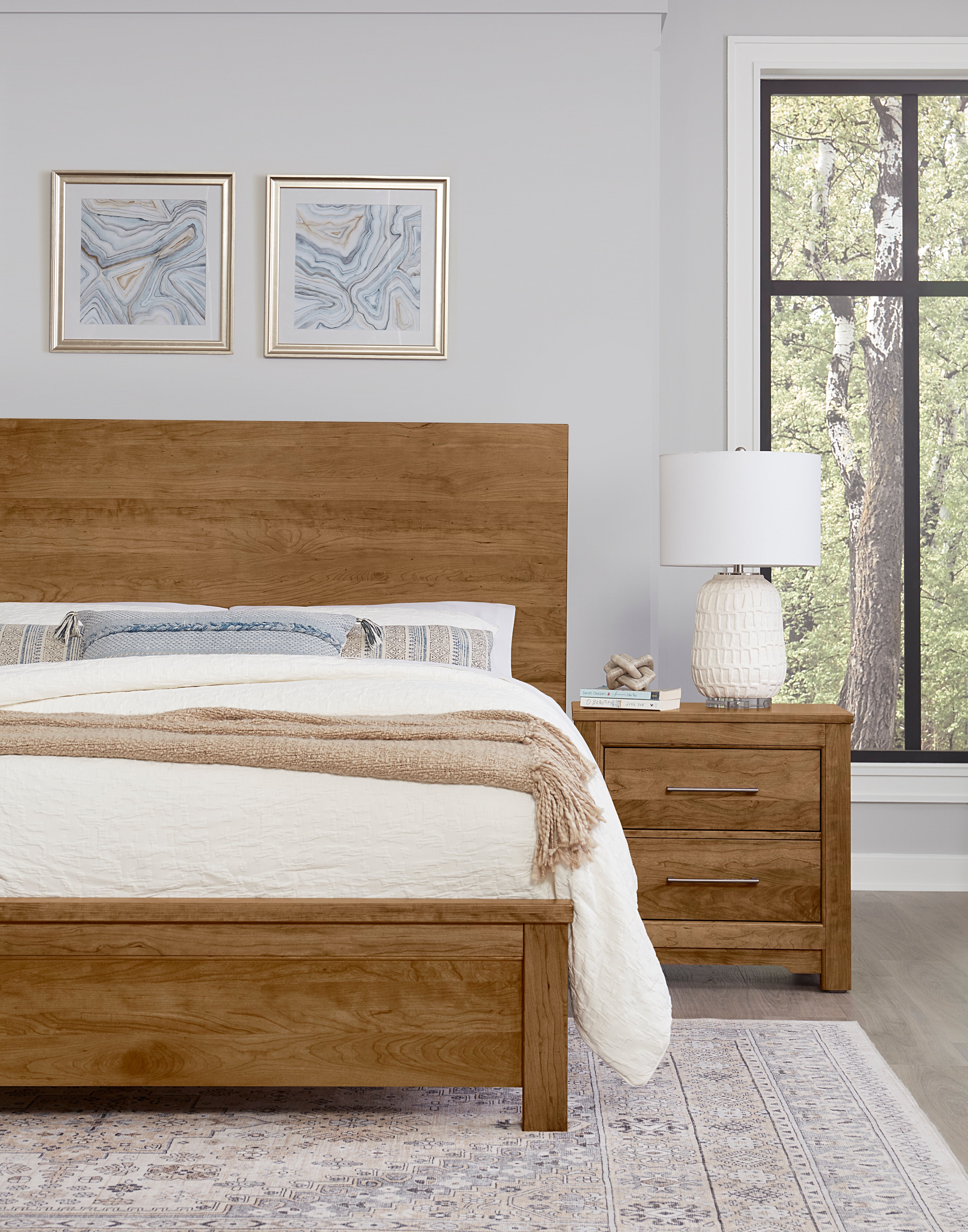 Artisan & Post Crafted Cherry Plank Bed
