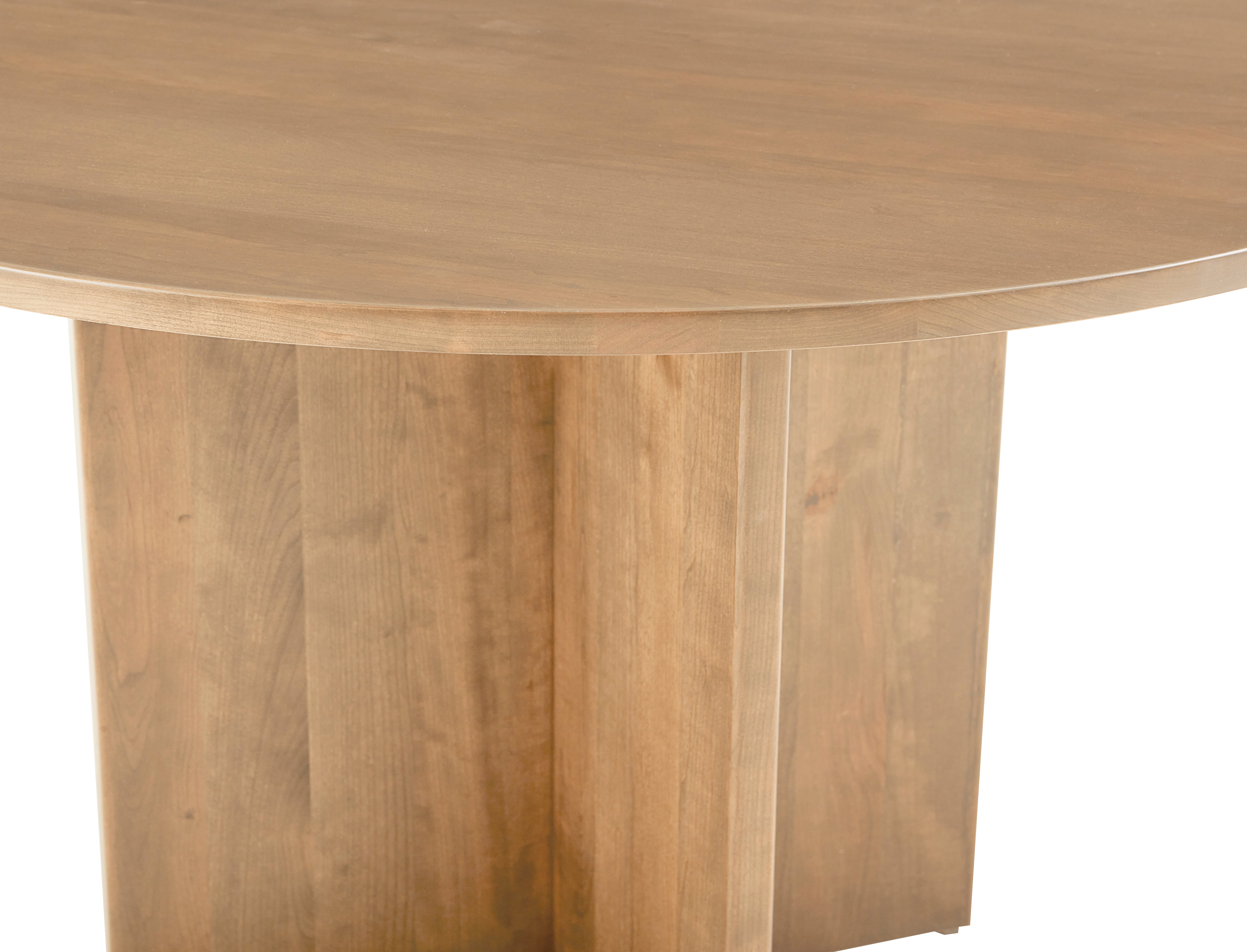 Artisan & Post Crafted Cherry 48 Inch Round Table  W/ Wood Base