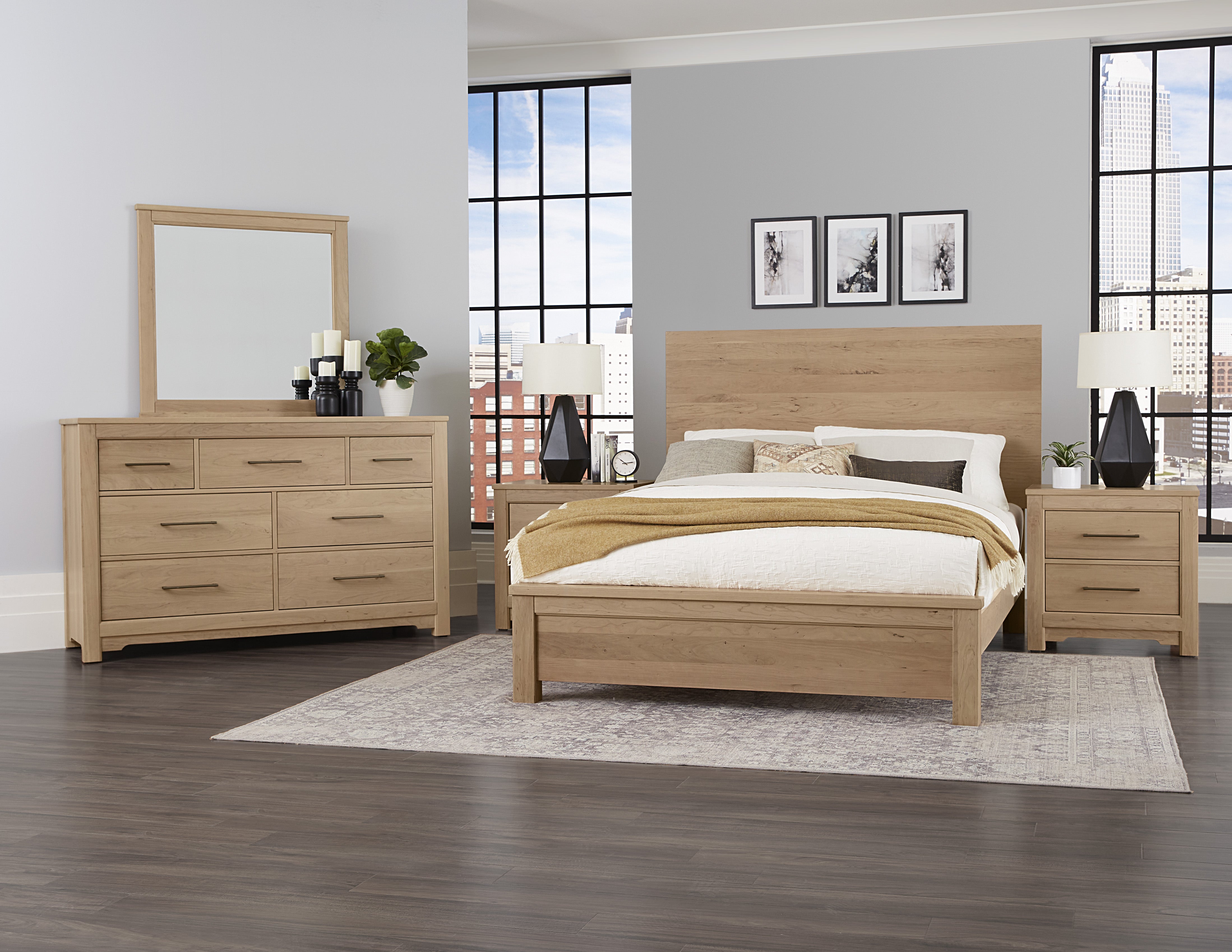 Artisan & Post Crafted Cherry Plank Bed