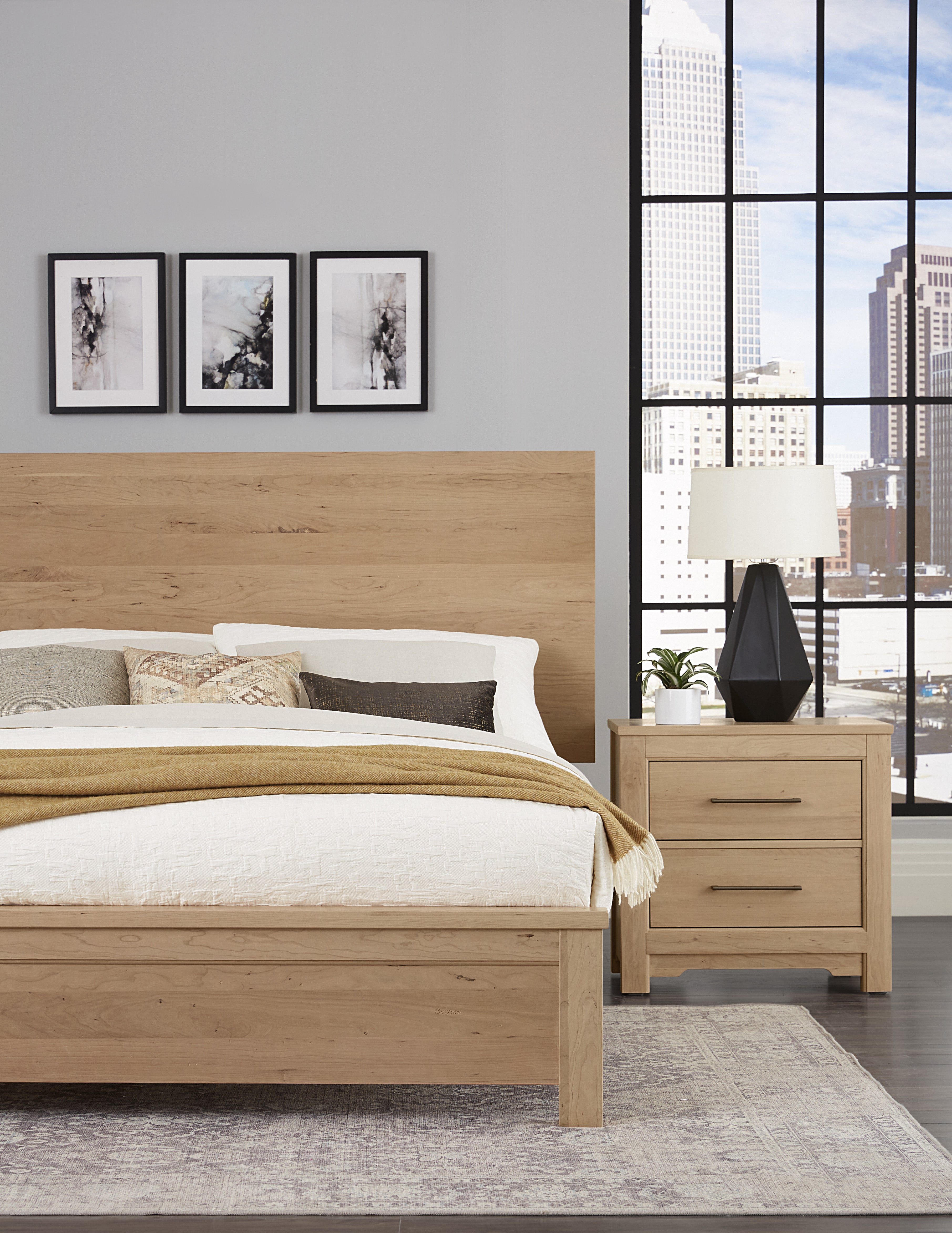 Artisan & Post Crafted Cherry Plank Bed