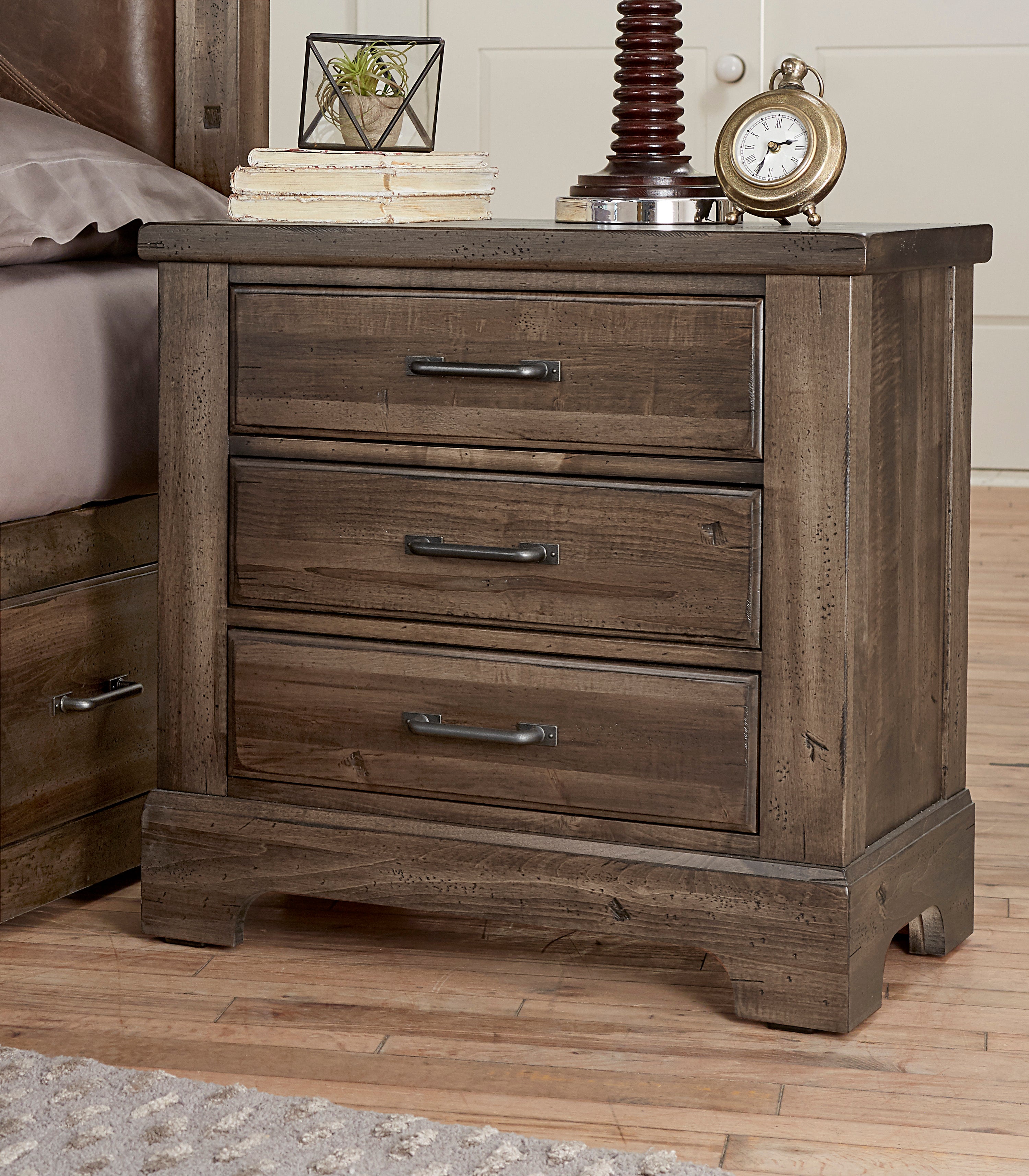 Artisan & Post Cool Rustic Nightstand - 3 Drawer
