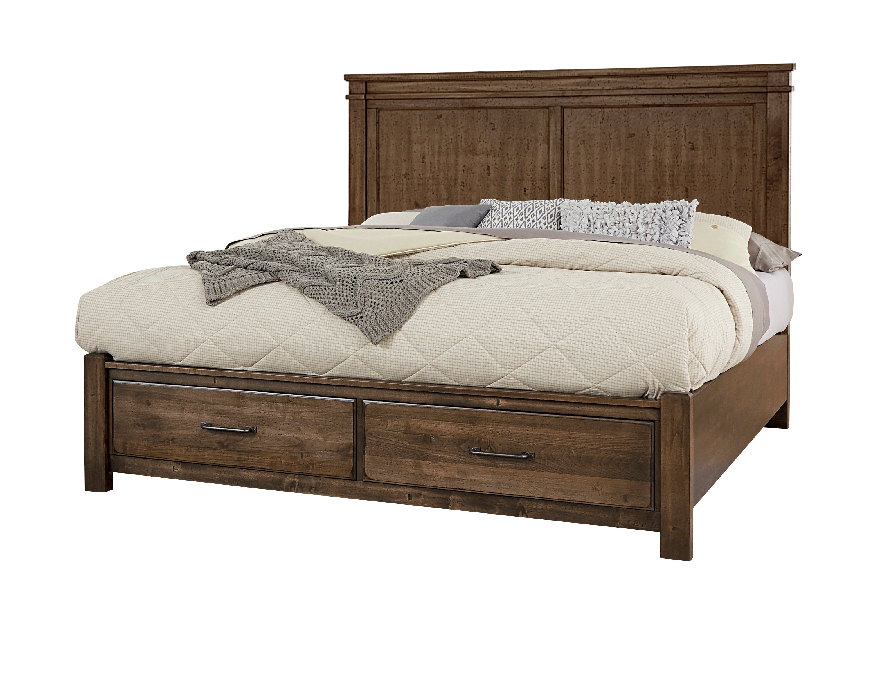 cool-rustic-cal-king-mansion-bed-with-footboard-storage-in-mink