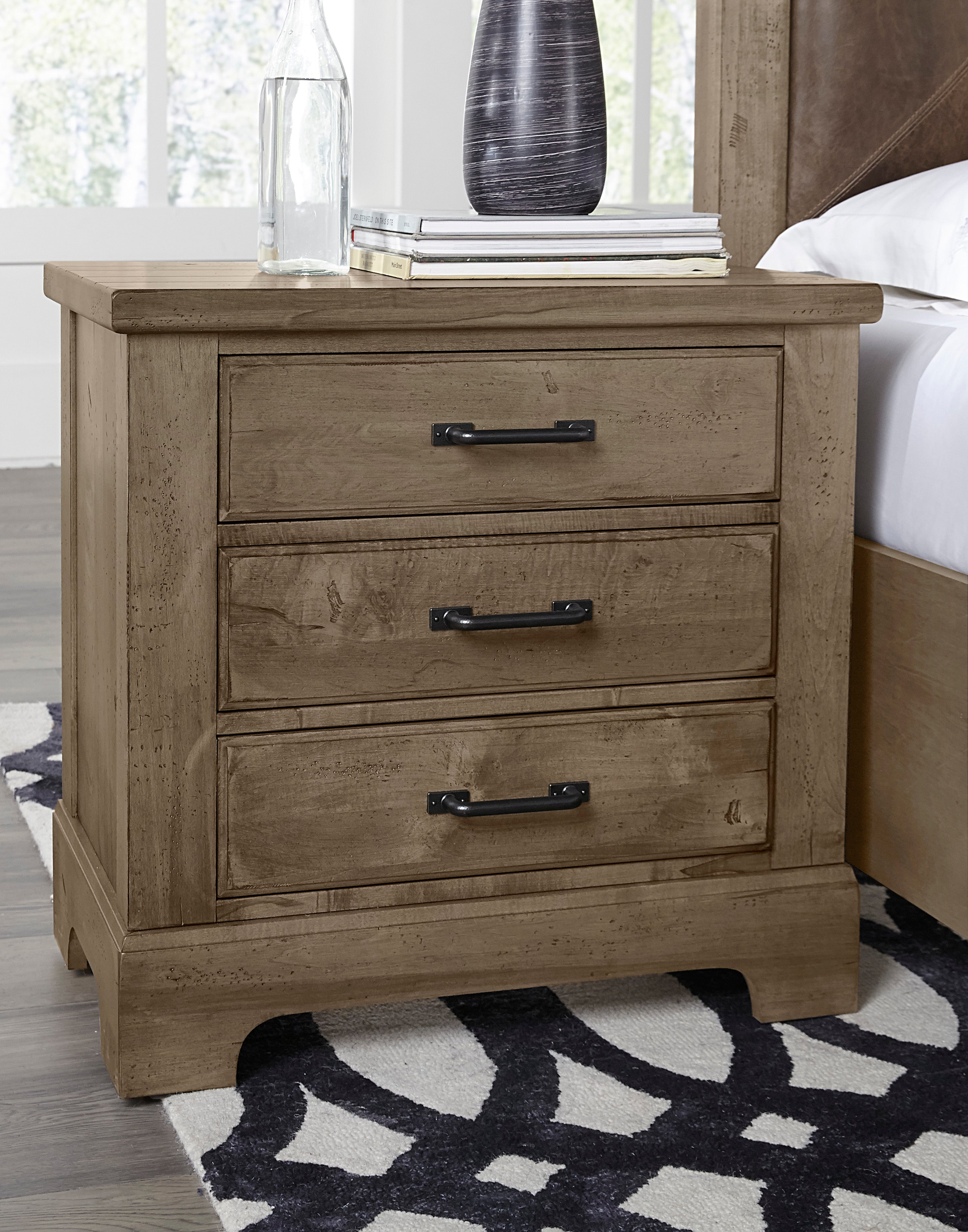 Artisan & Post Cool Rustic Nightstand - 3 Drawer