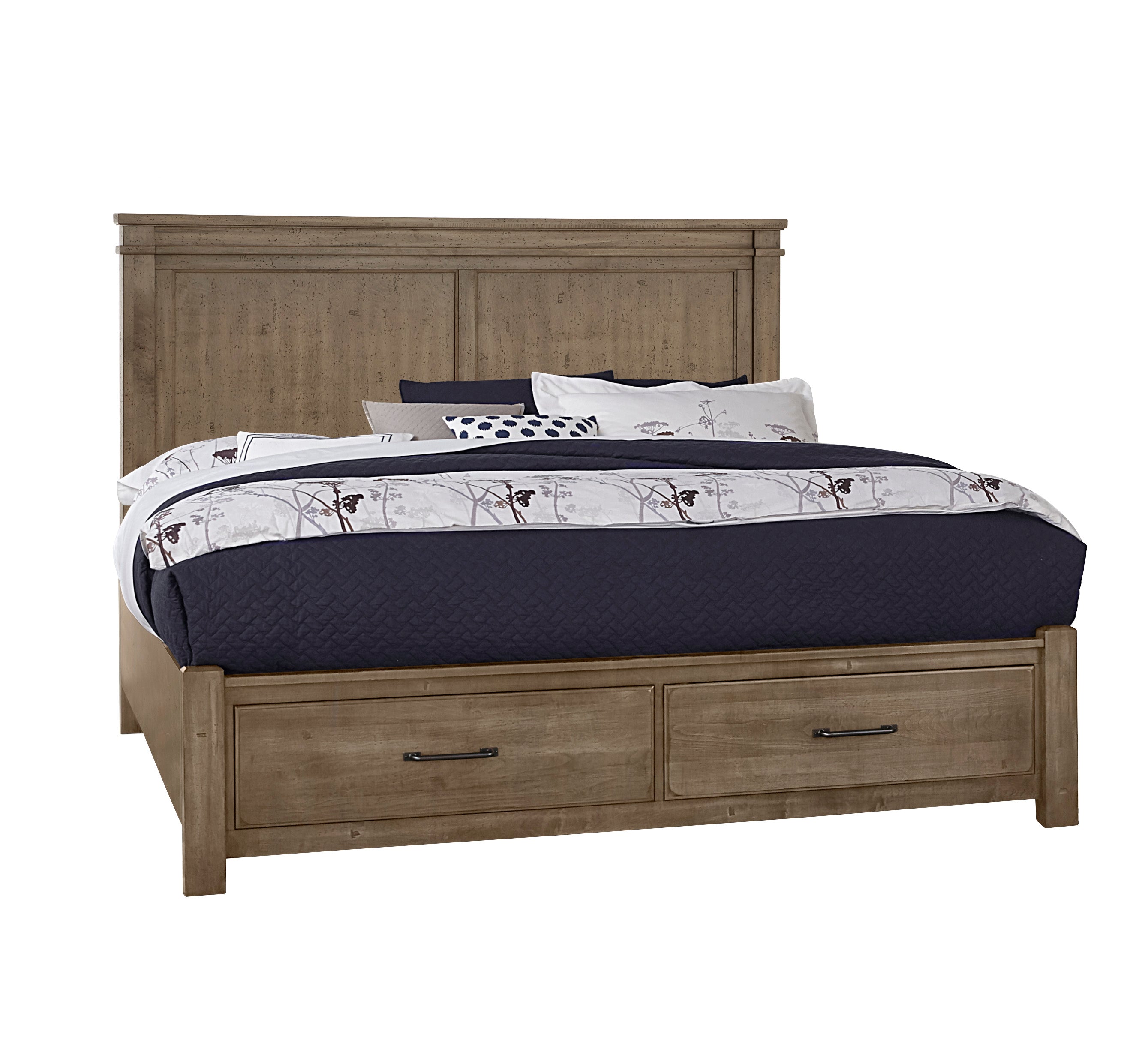cool-rustic-cal-king-mansion-bed-with-footboard-storage-in-stone-grey