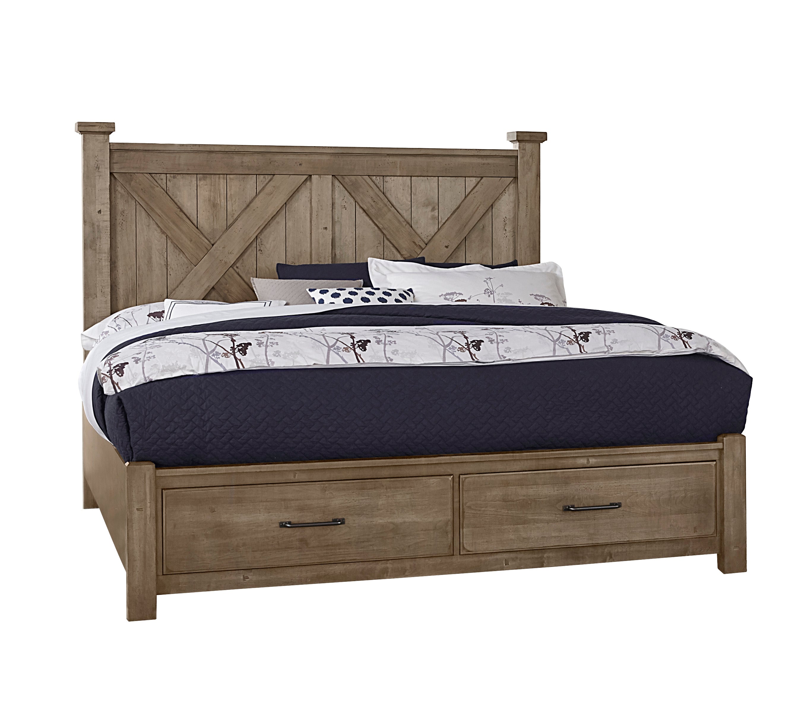 cool-rustic-cal-king-x-bed-with-footboard-storage-in-stone-grey