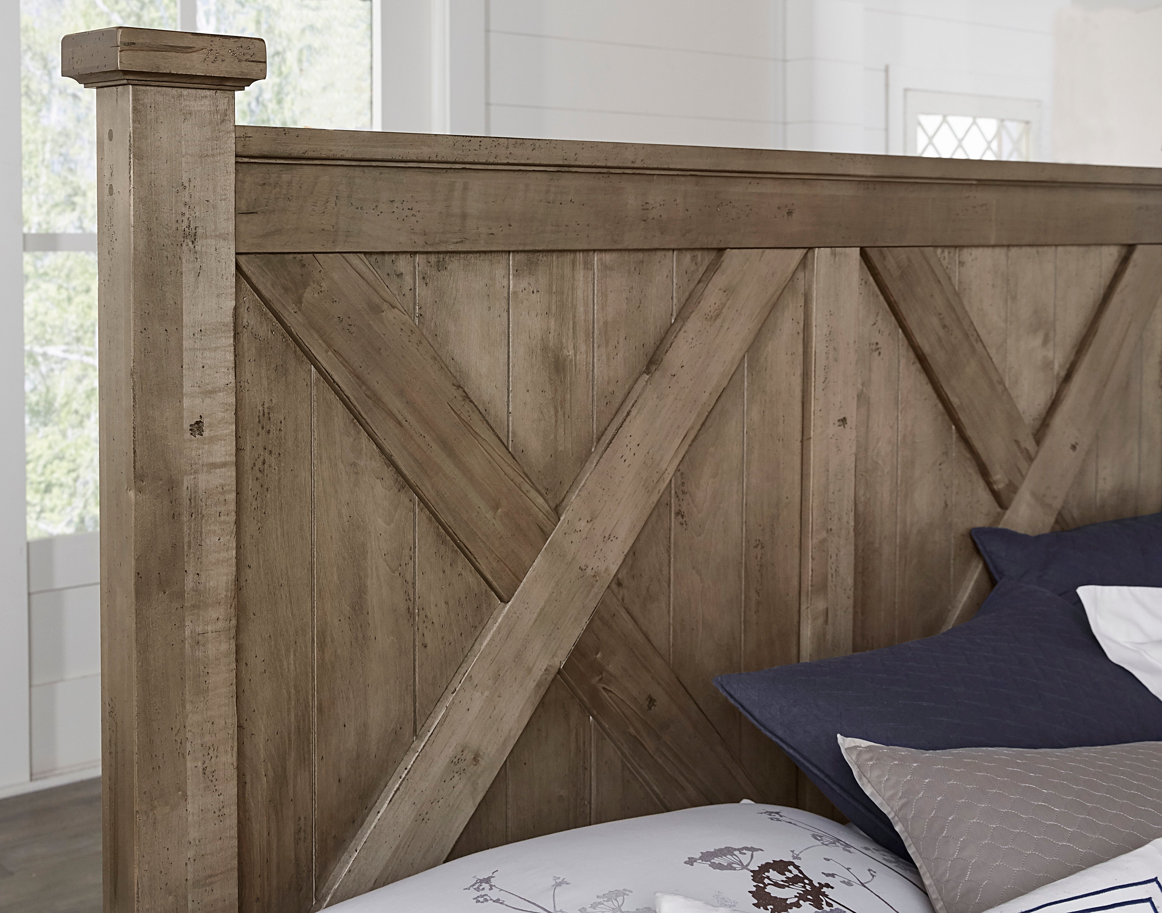 Artisan & Post Cool Rustic X Bed with X Footboard