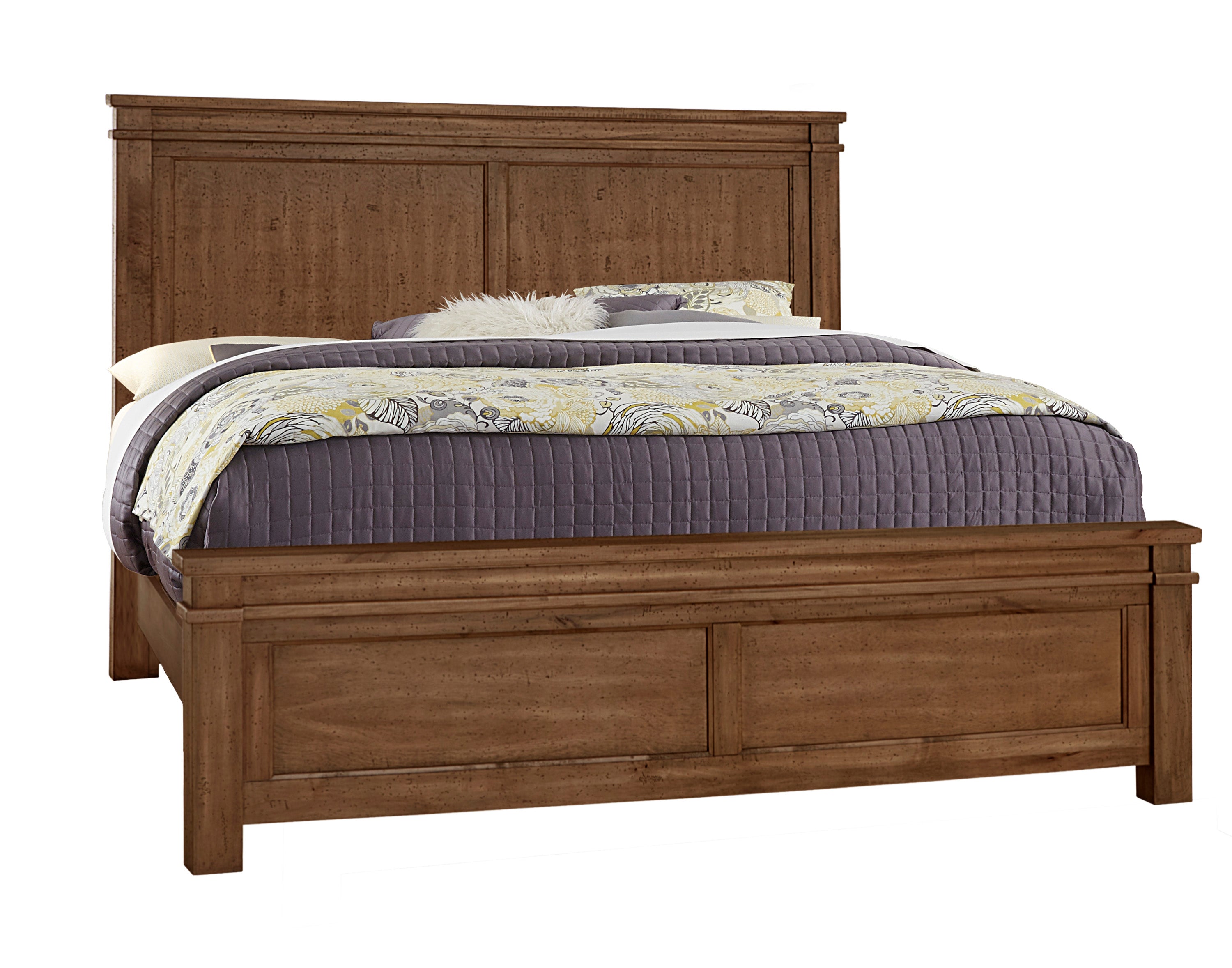 cool-rustic-cal-king-mansion-bed-in-amber
