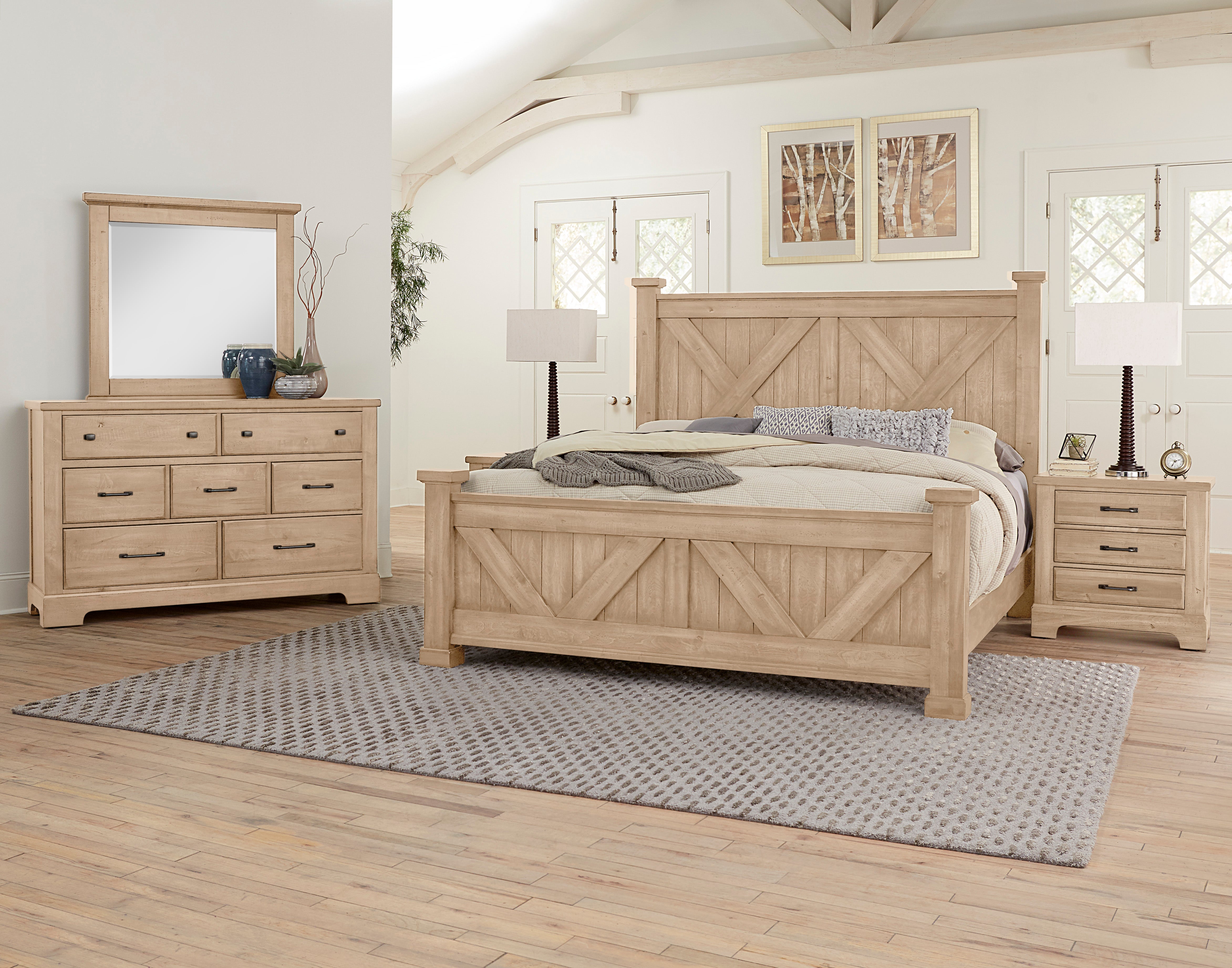 Artisan & Post Cool Rustic Nightstand - 3 Drawer