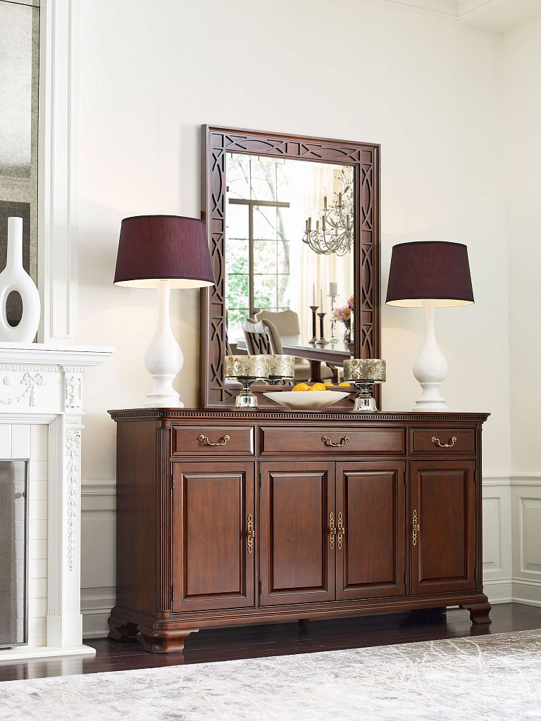 Kincaid Furniture Hadleigh Buffet Four Doors in Classic Cherry