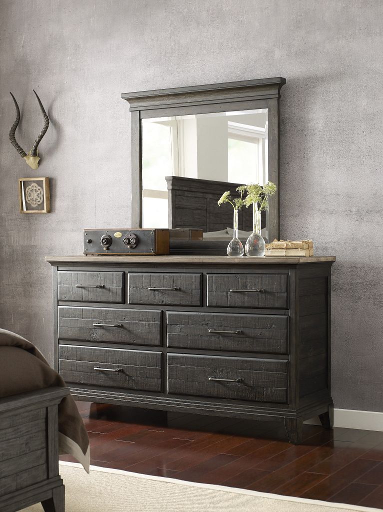 Kincaid Furniture Plank Road Farmstead Dresser in Charcoal