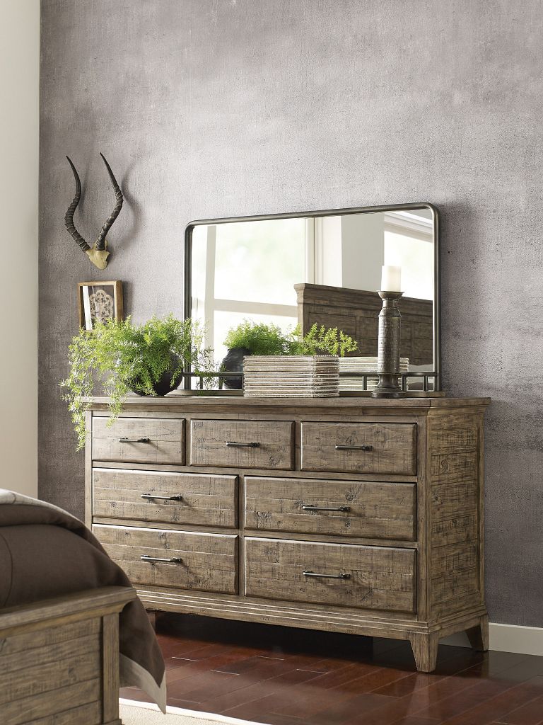 Kincaid Furniture Plank Road Farmstead Dresser in Sandstone