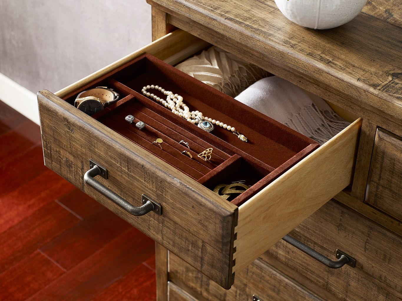 Kincaid Furniture Plank Road Westwood Bureau in Sandstone