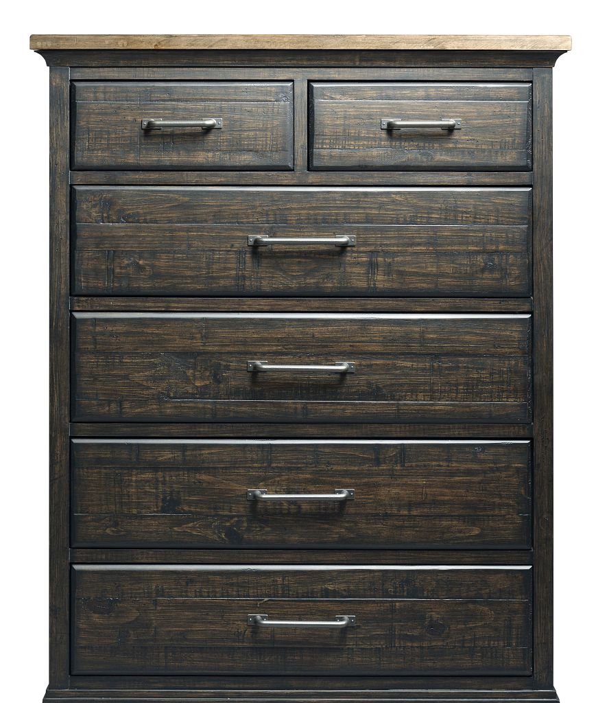 Kincaid Furniture Plank Road Devine Drawer Chest in Charcoal