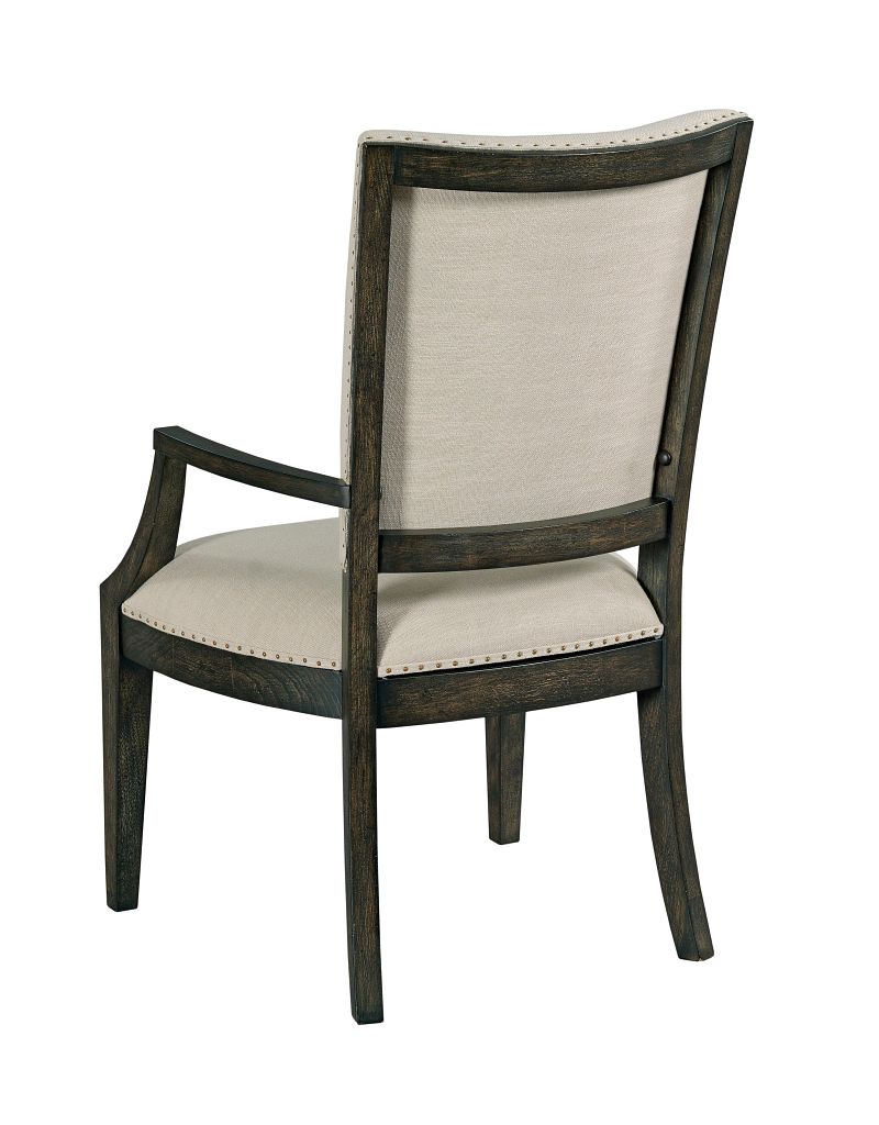 Kincaid Furniture Plank Road Howell Arm Chair in Charcoal