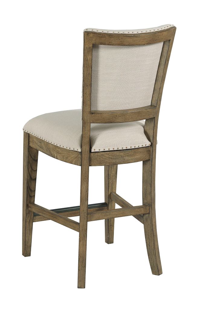 Kincaid Furniture Plank Road Kimler Counter Height Chair in Sandstone