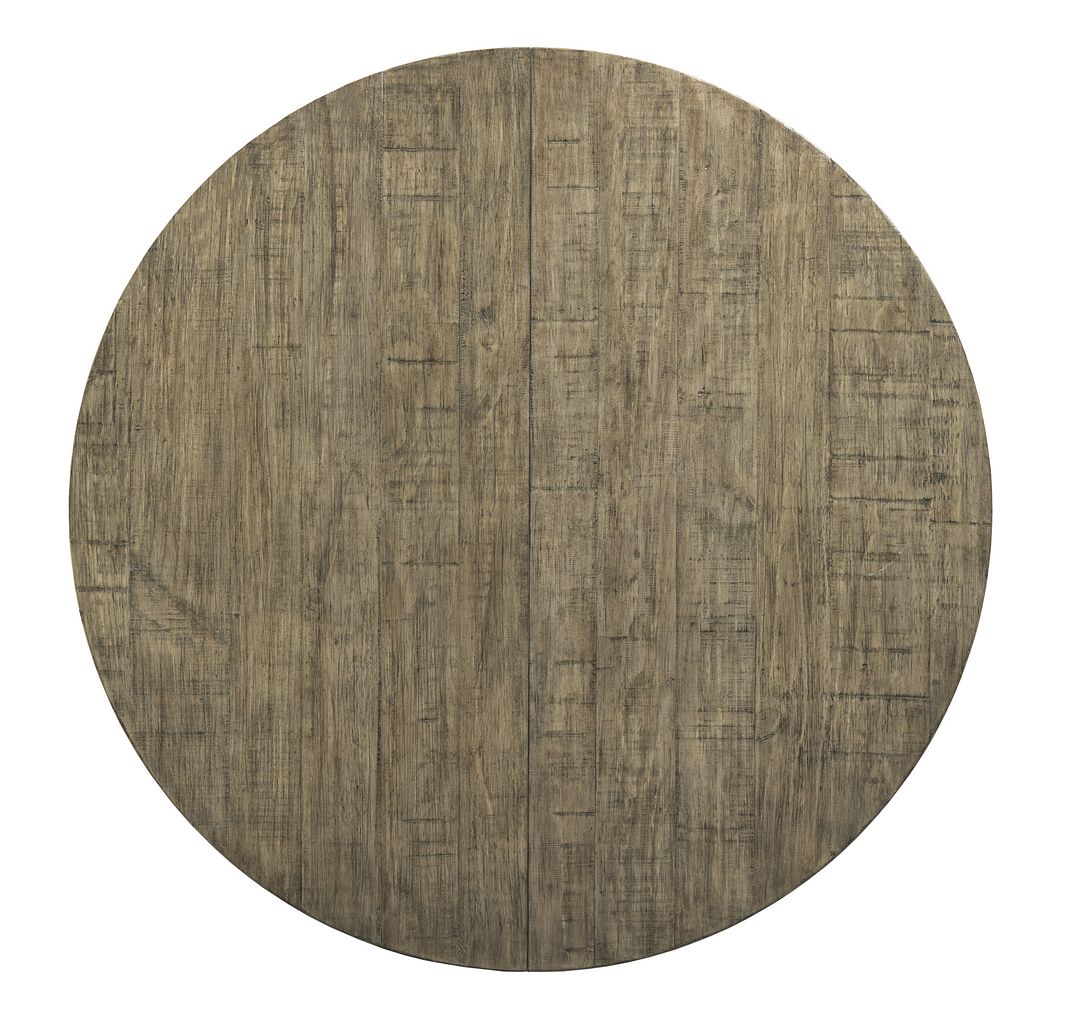 Kincaid Furniture Plank Road Button Dining Table in Charcoal
