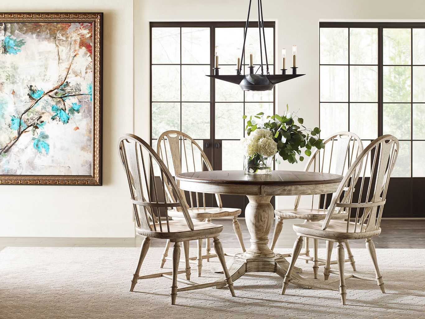 Kincaid Furniture Weatherford Baylis Side Chair in Cornsilk