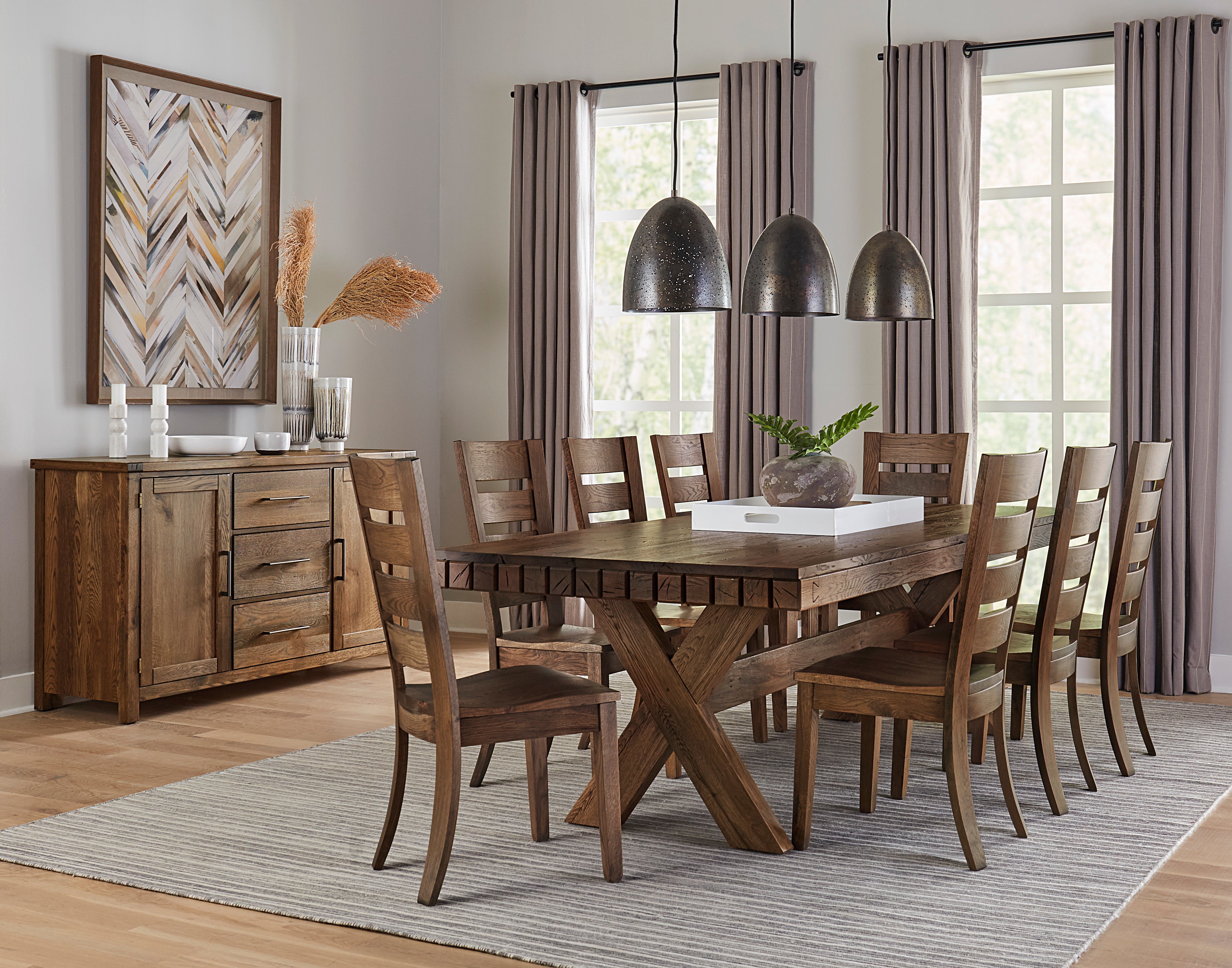 Artisan & Post Dovetail Horizontal Slat Side Chair