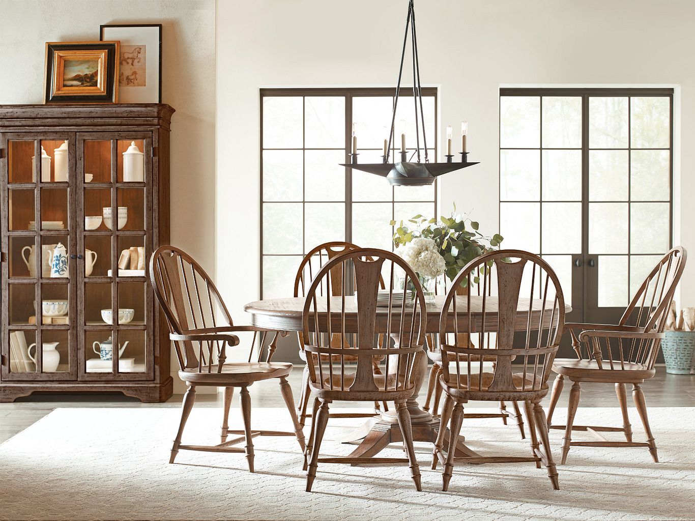 Kincaid Furniture Weatherford Clifton China Cabinet in Heather