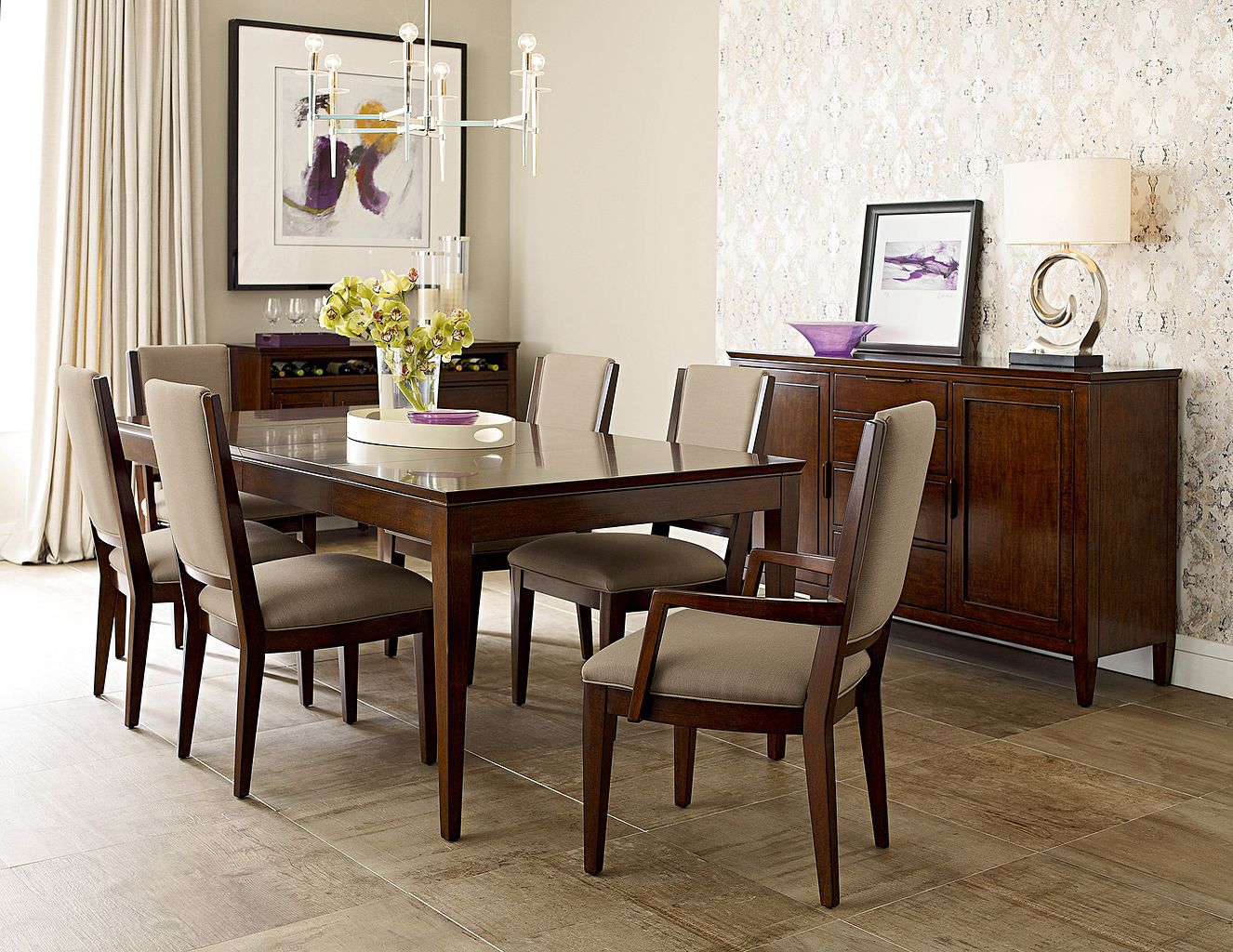 Kincaid Furniture Elise Spectrum Arm Chair in Amaretto