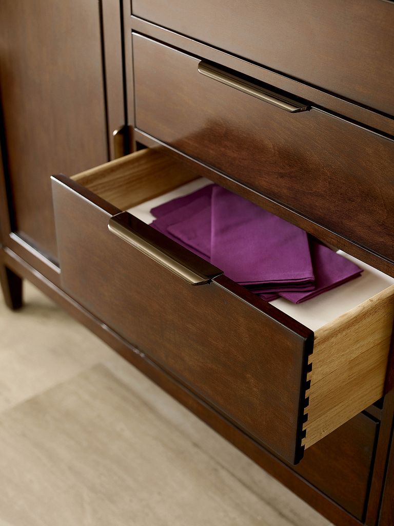 Kincaid Furniture Elise Maris Buffet in Amaretto