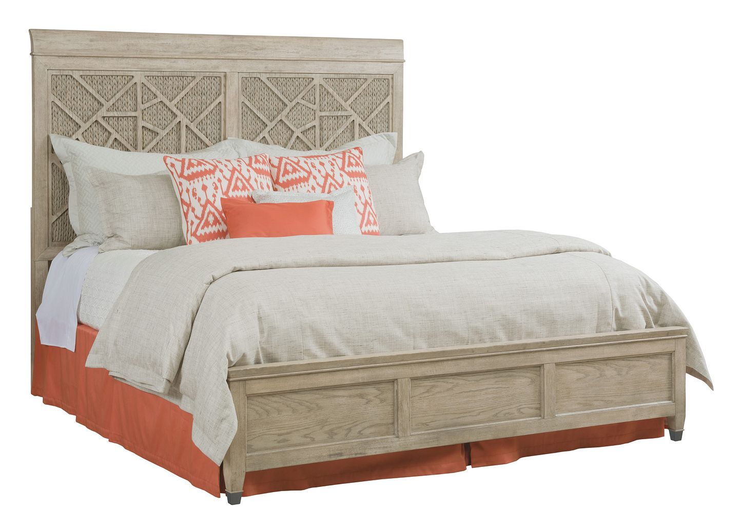 American Drew Vista Altamonte Bed in Oyster