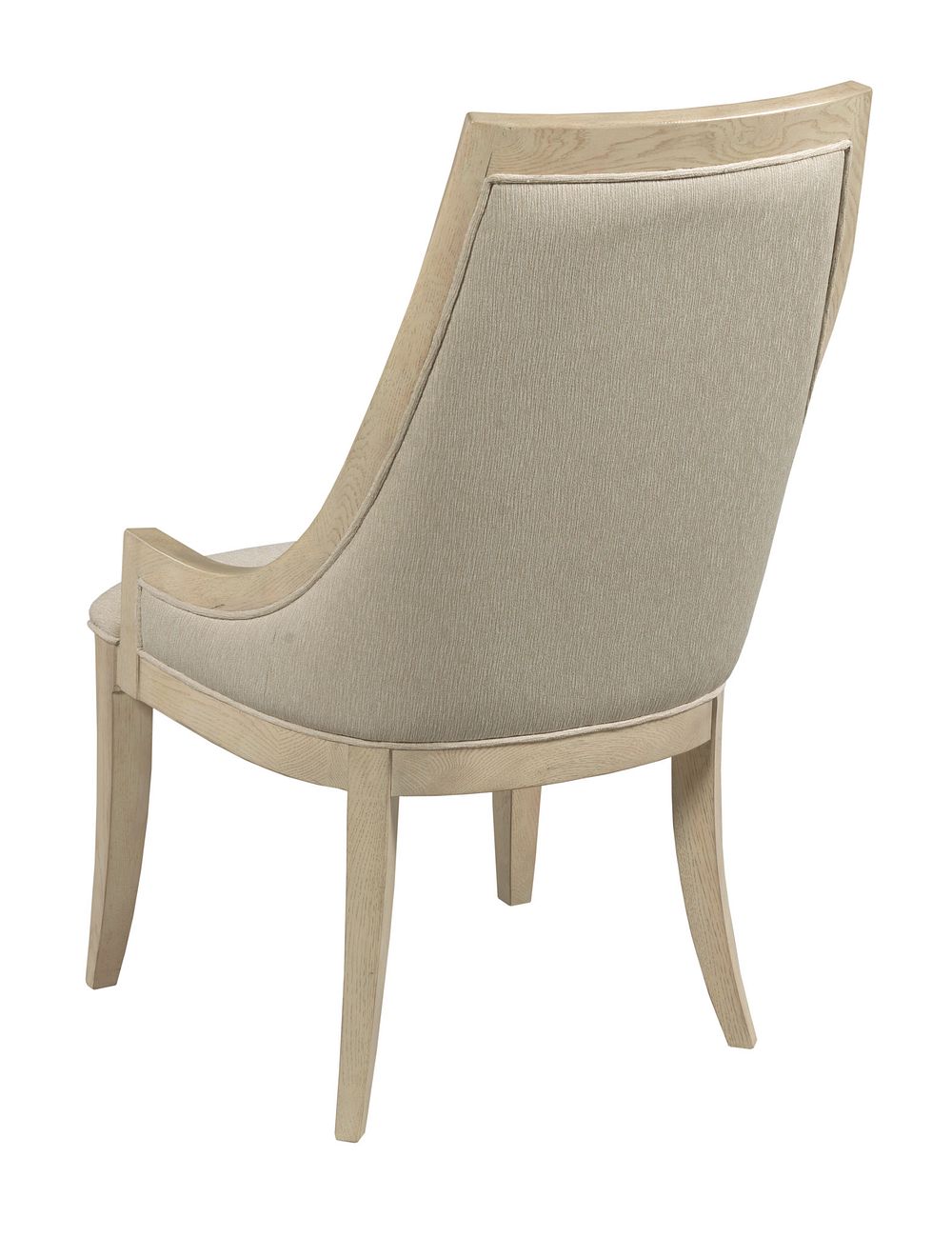 American Drew Lenox Chalon Upholstered Dining Chair in Alabaster/Champagne