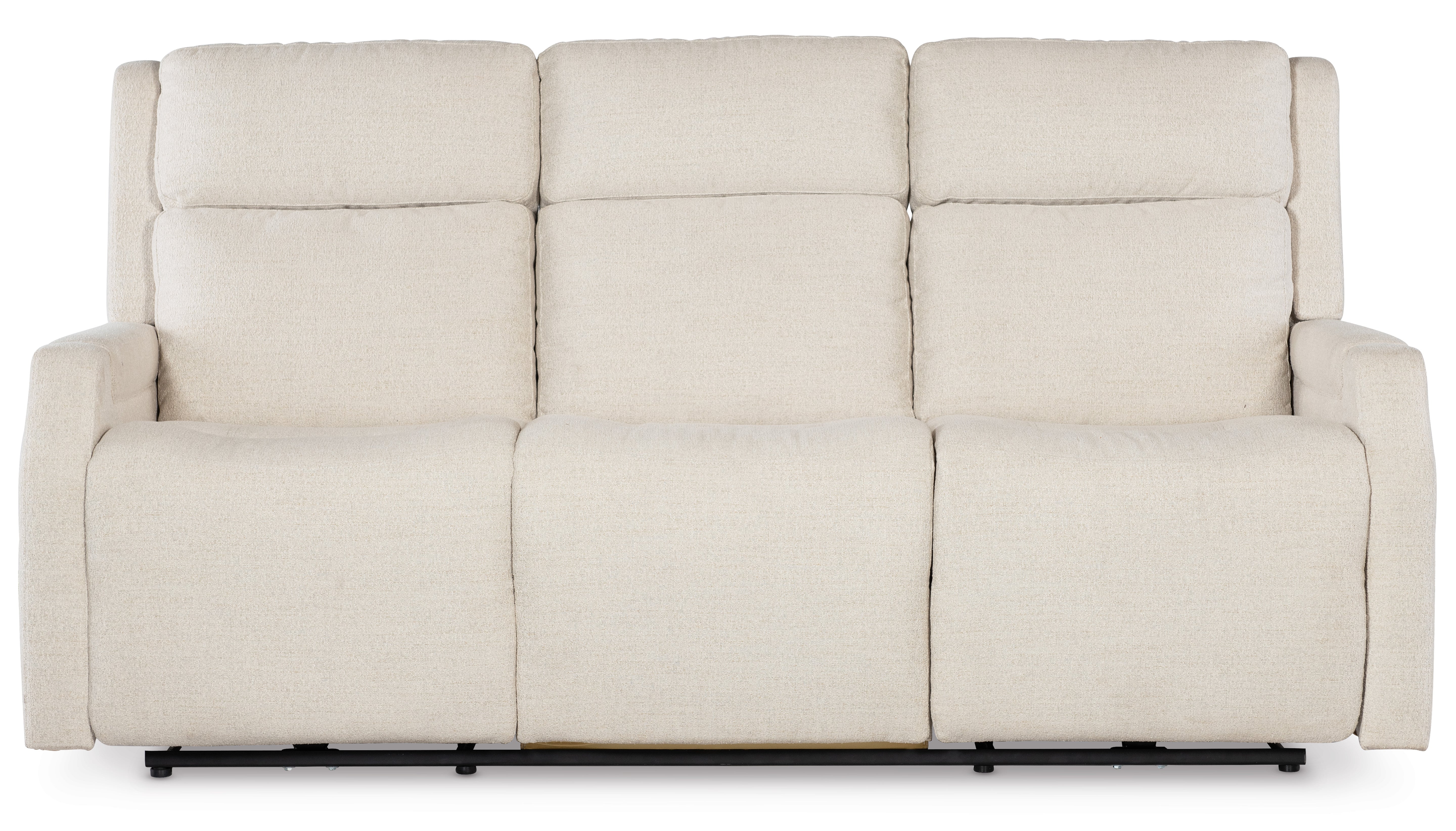 Hooker Furniture Nelson Zero Gravity Power Sofa with Power Headrest and Lumbar in White