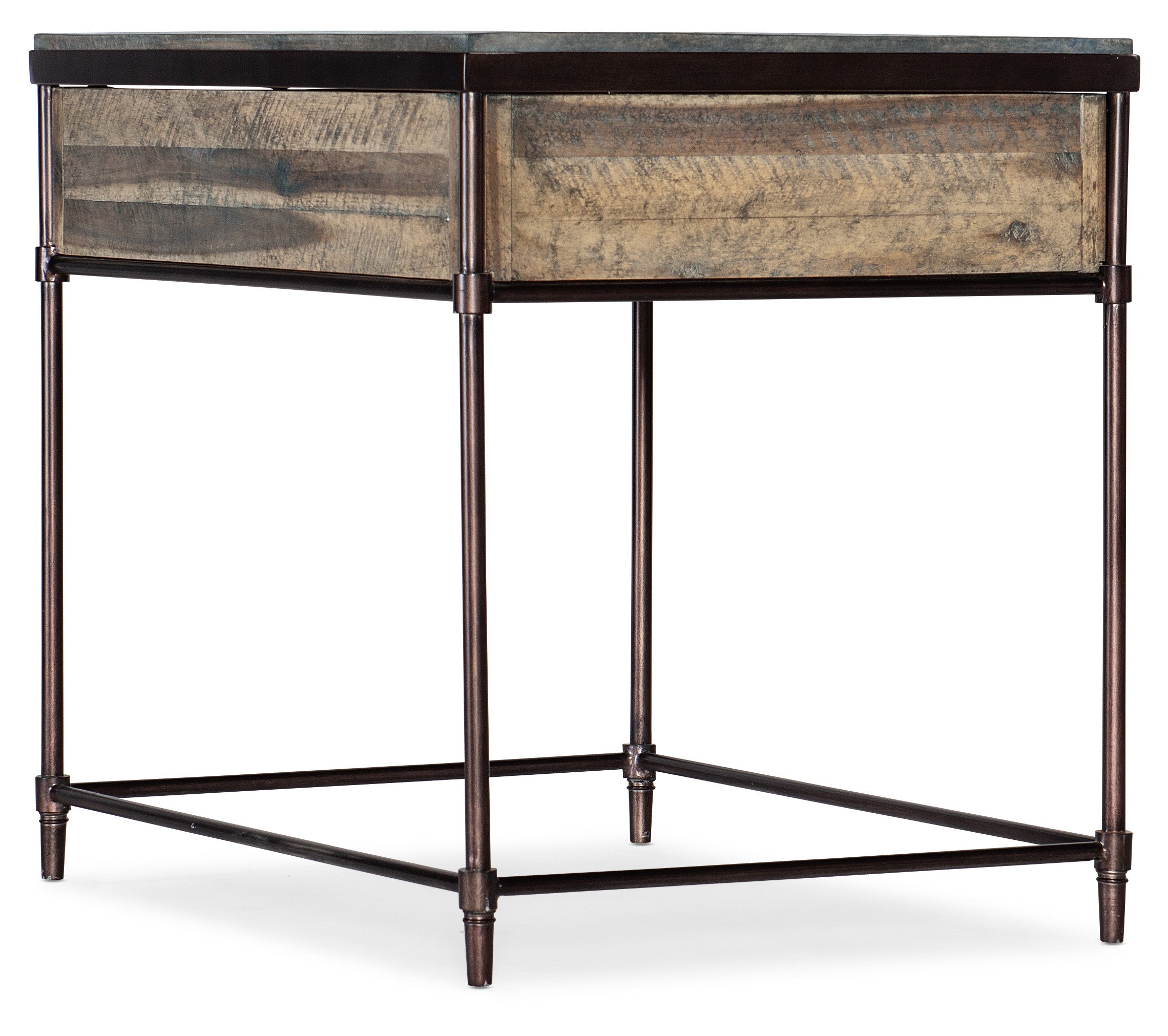 Hooker Furniture St. Armand Rectangular End Table in Light Wood