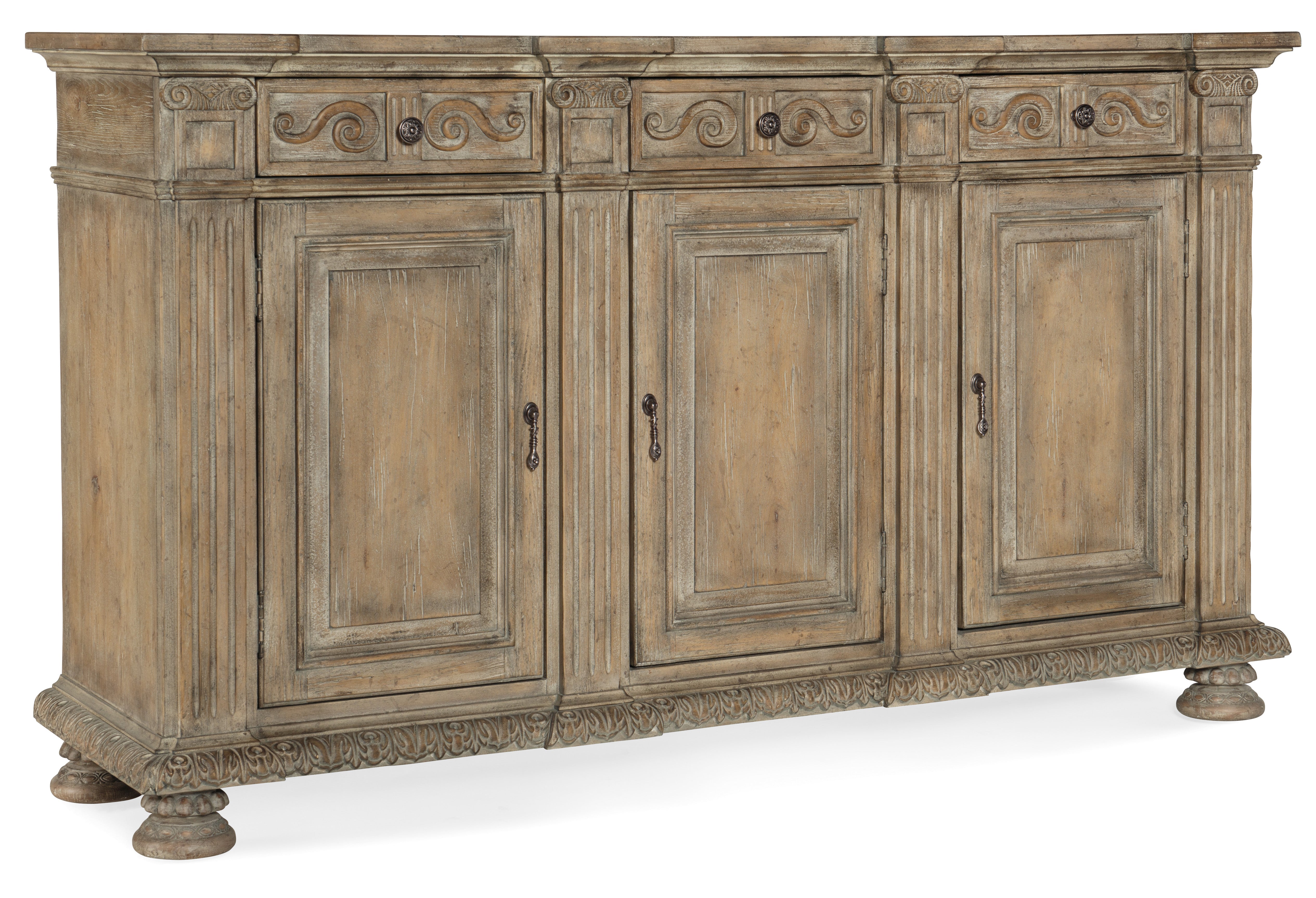 Hooker Furniture Castella 72in Credenza in Light Brown