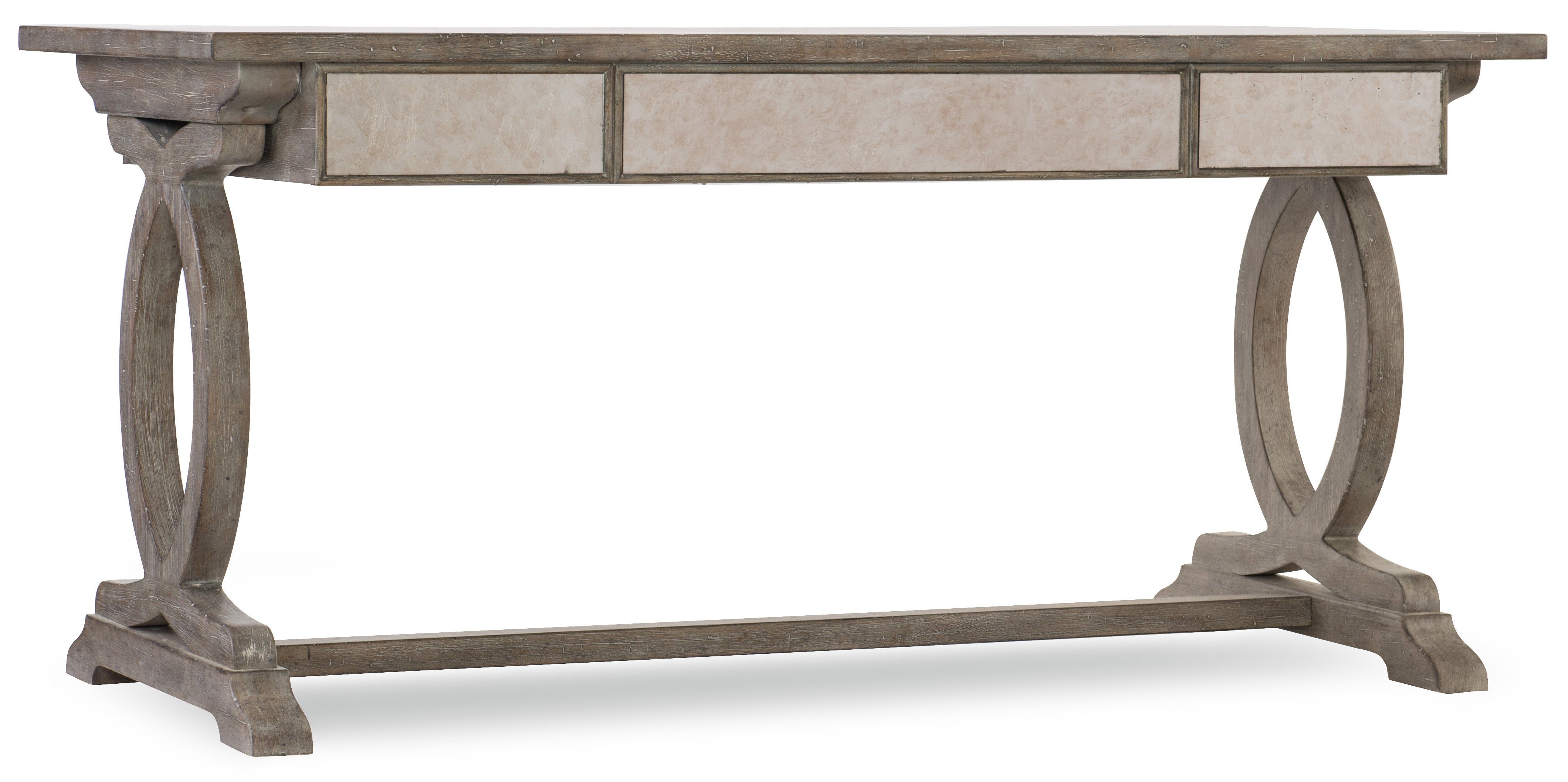 Hooker Furniture Rustic Glam Trestle Desk