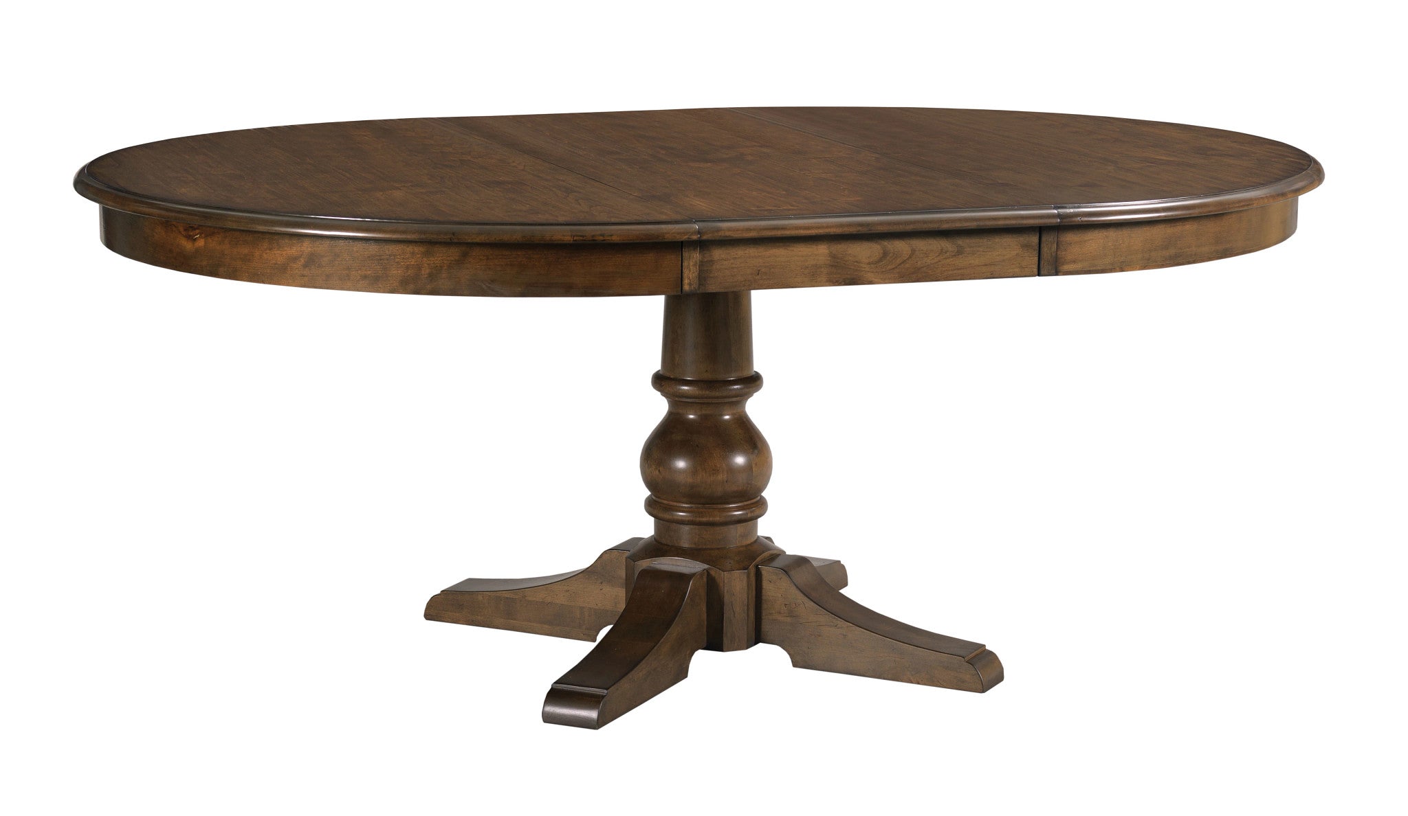 Kincaid Furniture Commonwealth Byron Round Dining Table in Warm Brunette