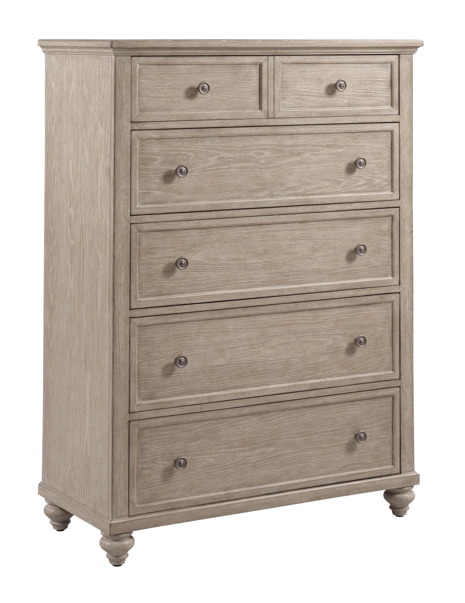 American Drew Cambric Miriam Five Drawer Chest in Breve