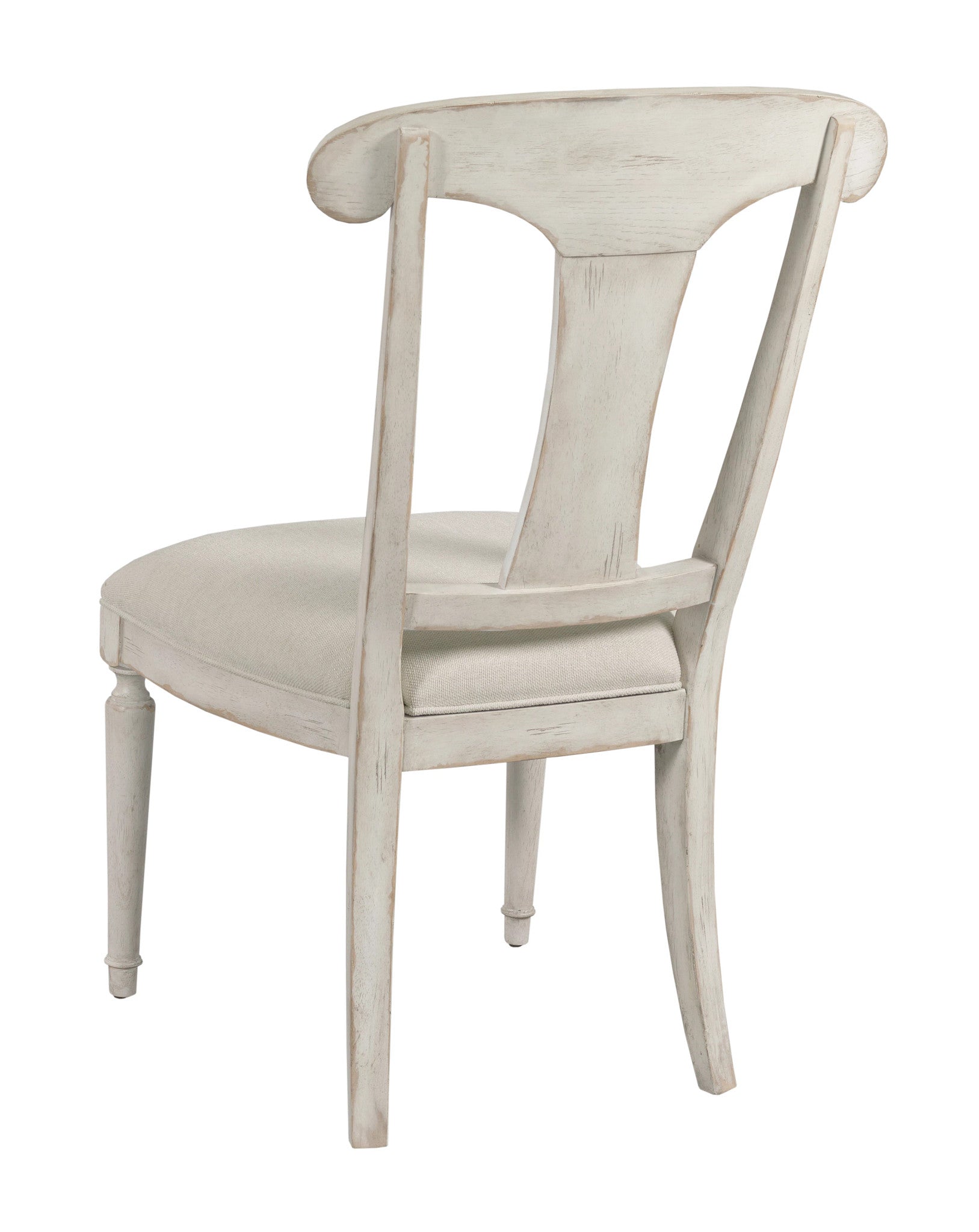 American Drew Cambric Maeve Wood Back Side Chair in Crème