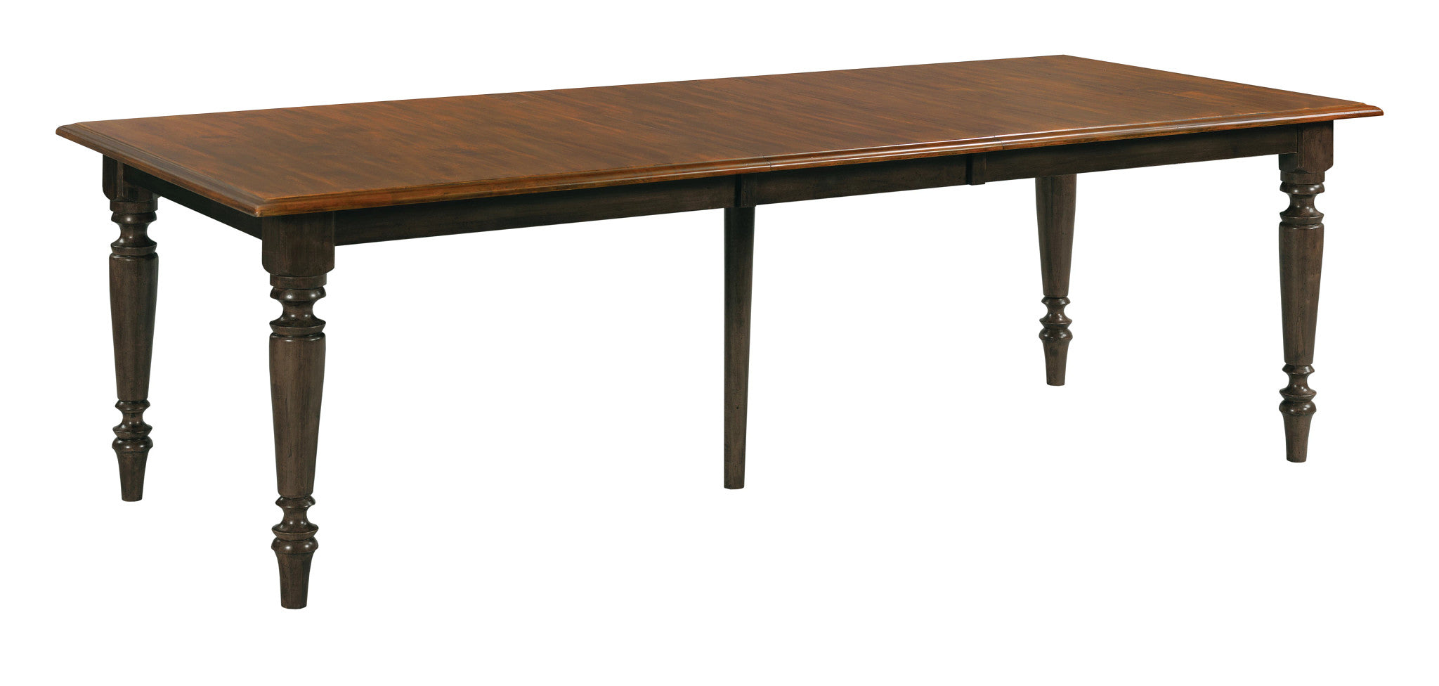 Kincaid Furniture Bridgetown Nicholas Leg Table in Heritage Maple/Bridgetown Black