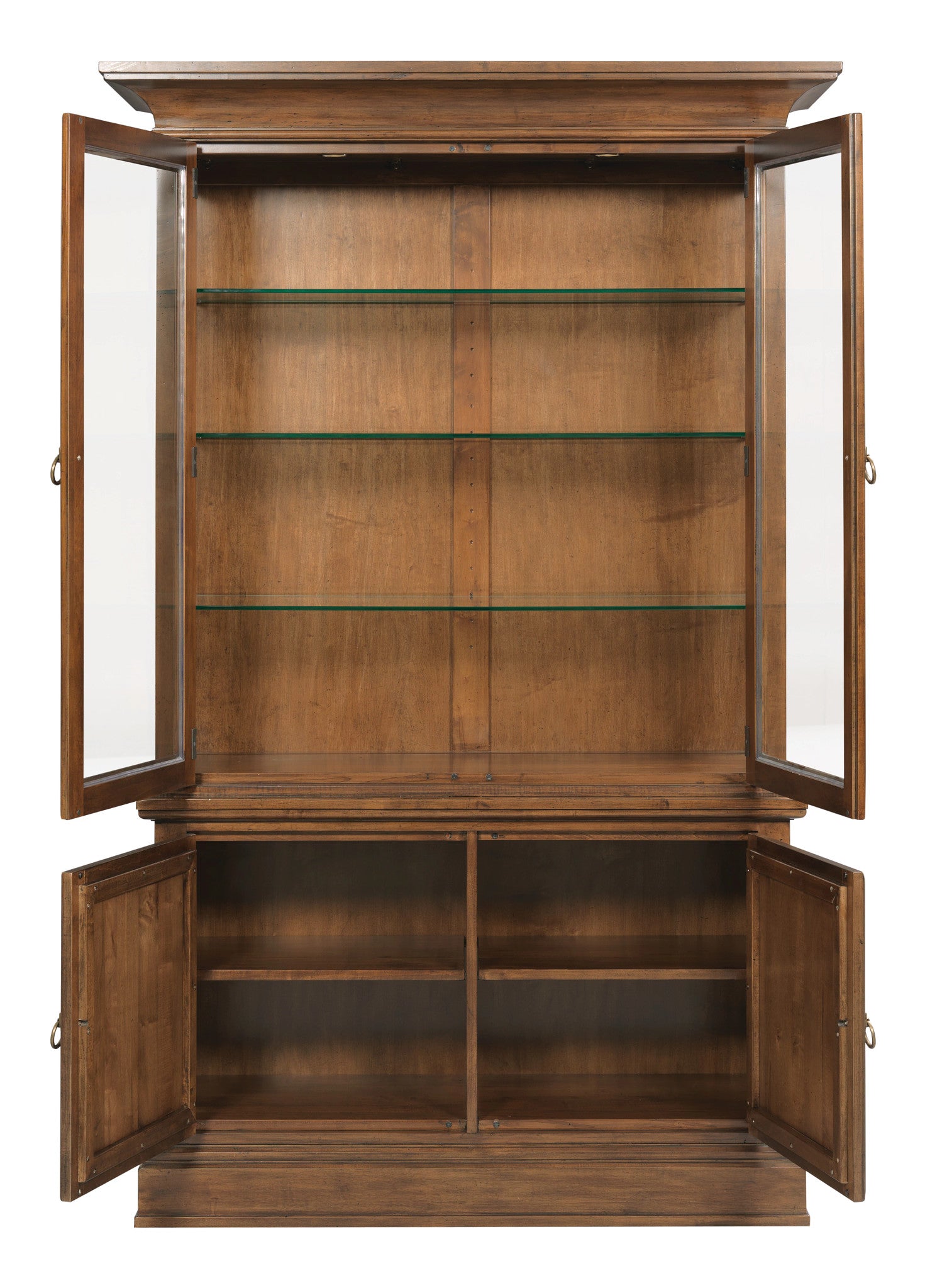 Kincaid Furniture Bridgetown Connell China in Heritage Maple
